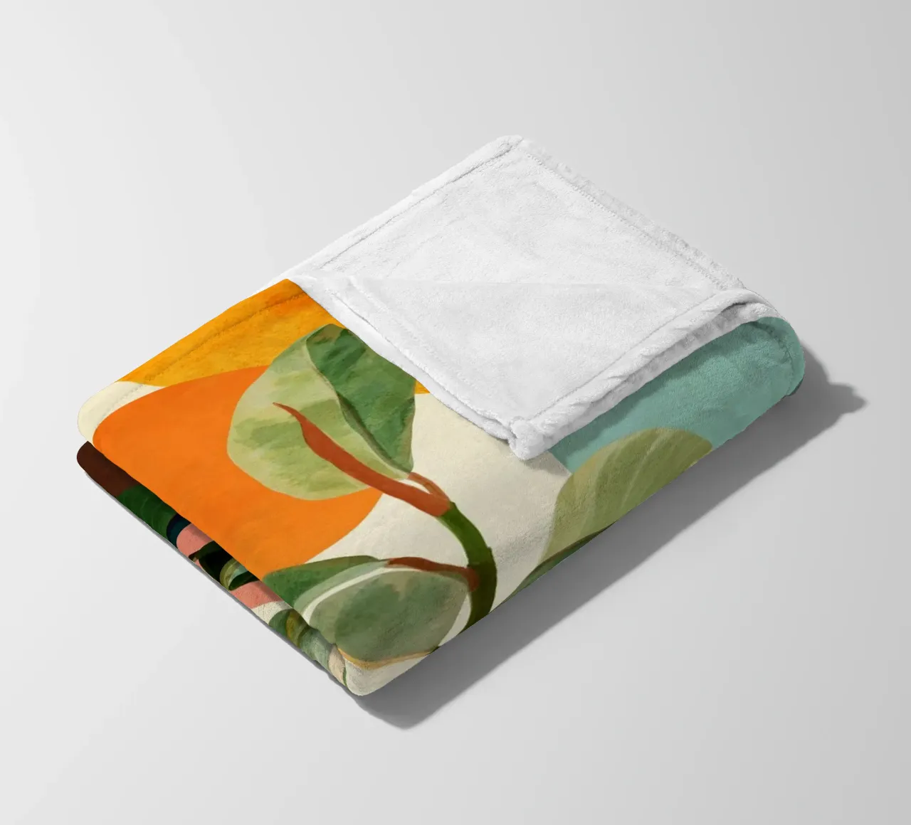 Colorful Ficus 1 coperta in pile da cityart