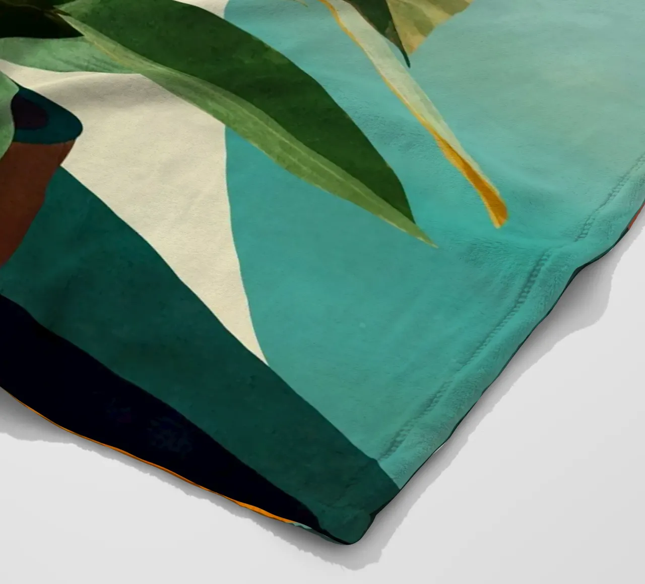 Colorful Ficus 1 coperta in pile da cityart