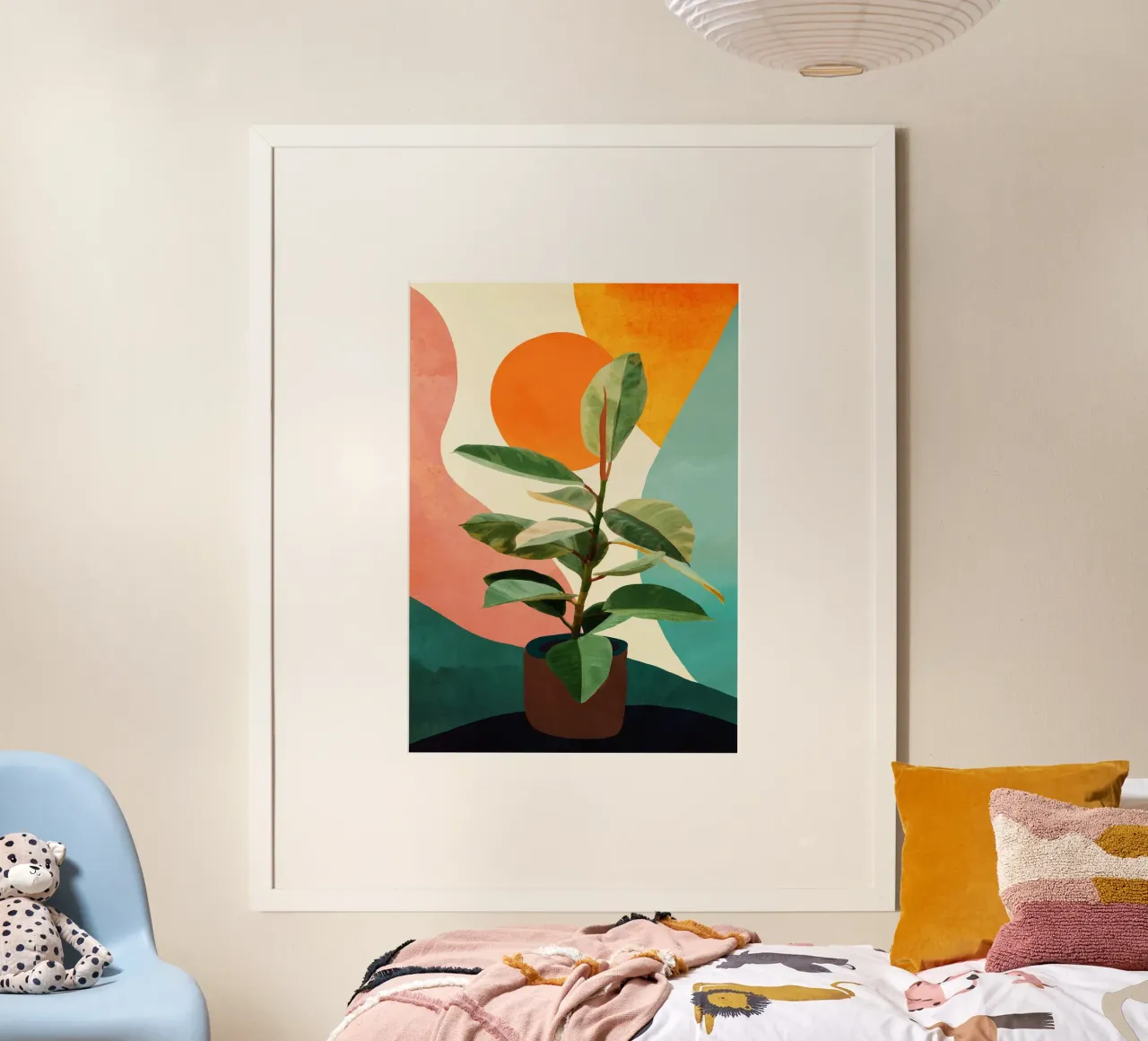 Colorful Ficus 1 carta hahnemühle da cityart