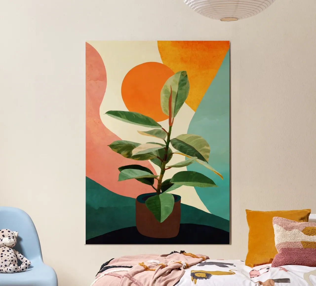 Colorful Ficus 1 carta hahnemühle da cityart
