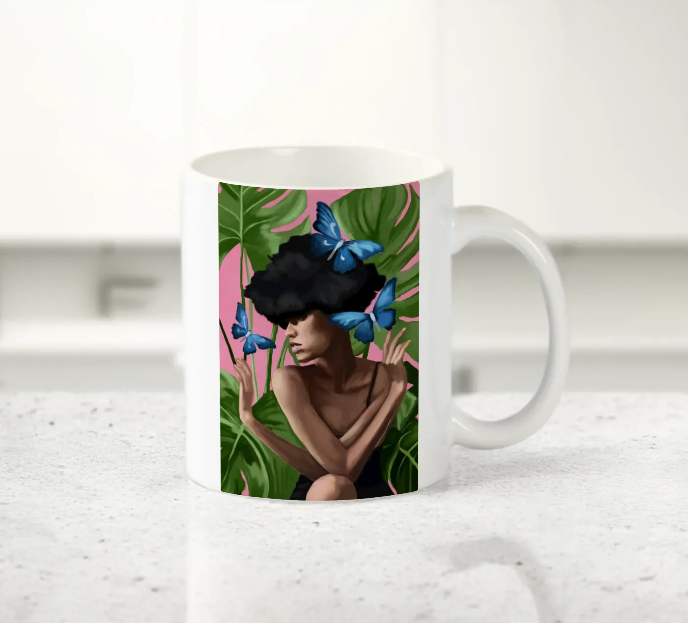 Imagination ceramic mug by Nadjaa