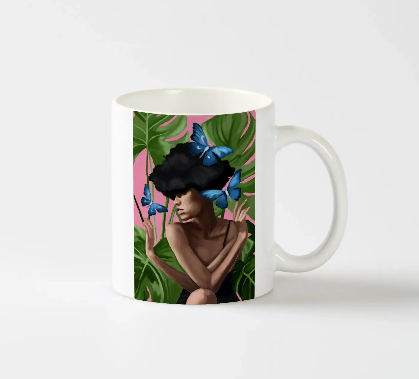 Imagination ceramic mug by Nadjaa