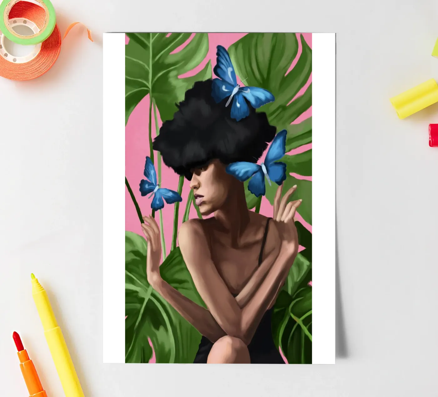 Imagination stickervel van Nadjaa