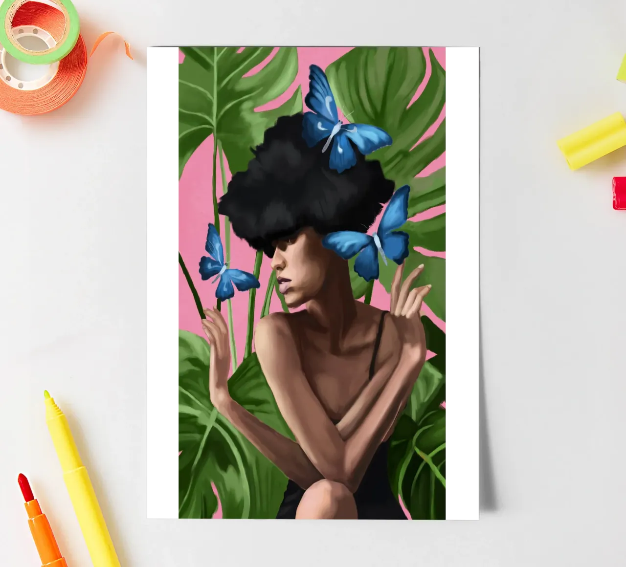 Imagination sticker sheet by Nadjaa