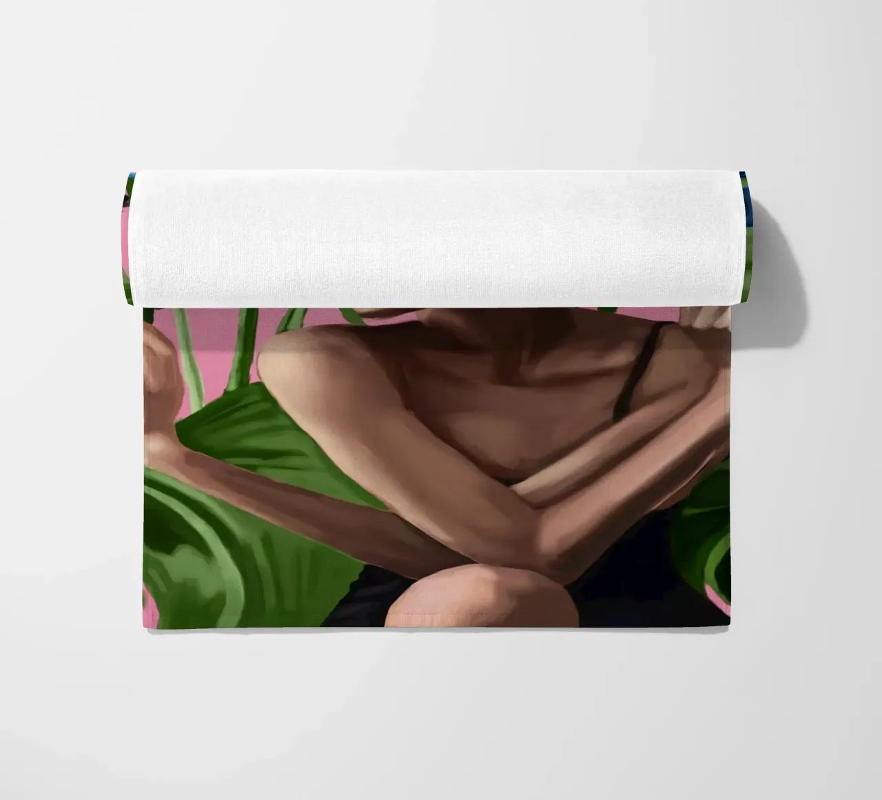 Imagination beach towel by Nadjaa
