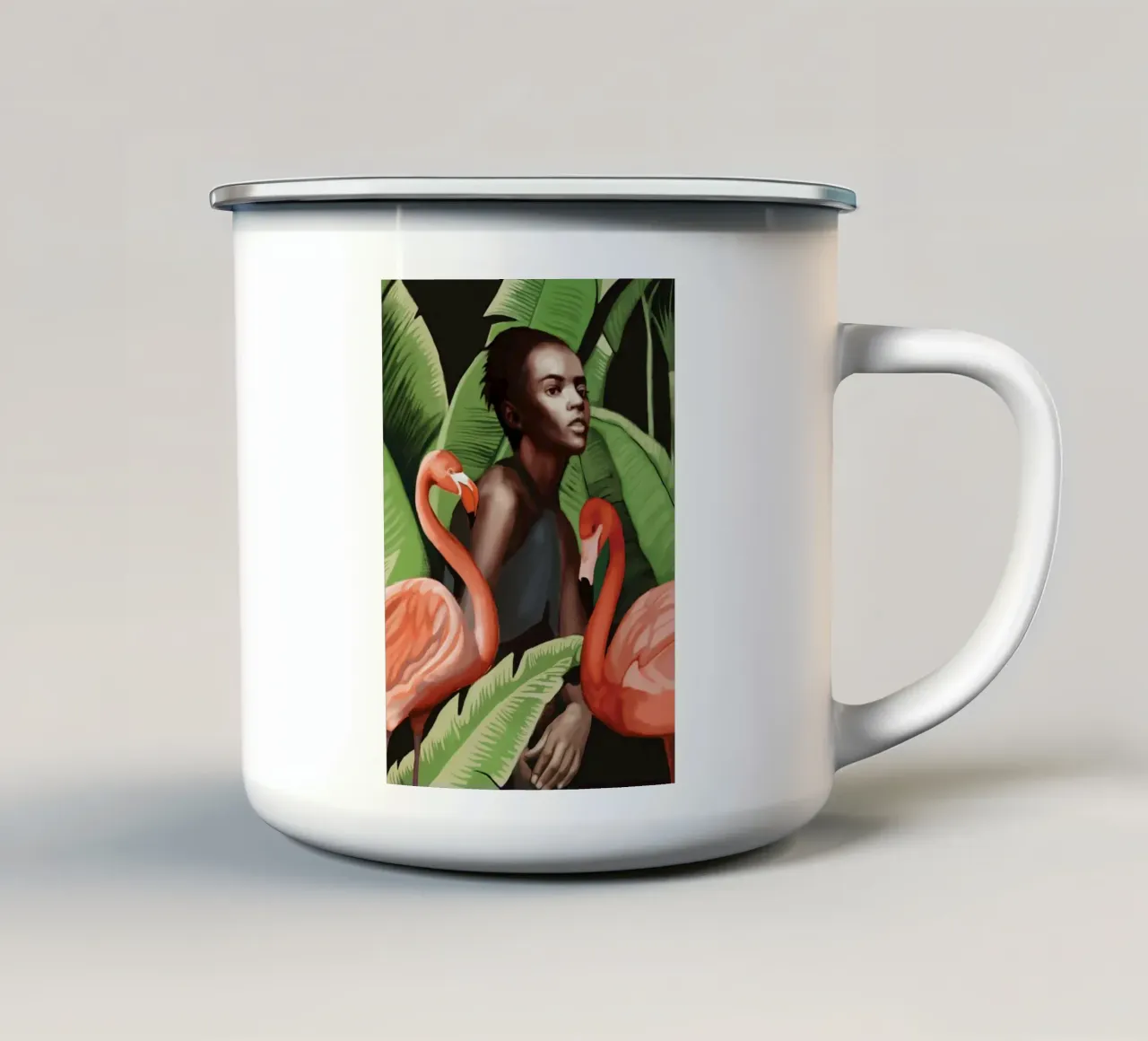 Jungle Grace tazza in smalto da Nadjaa
