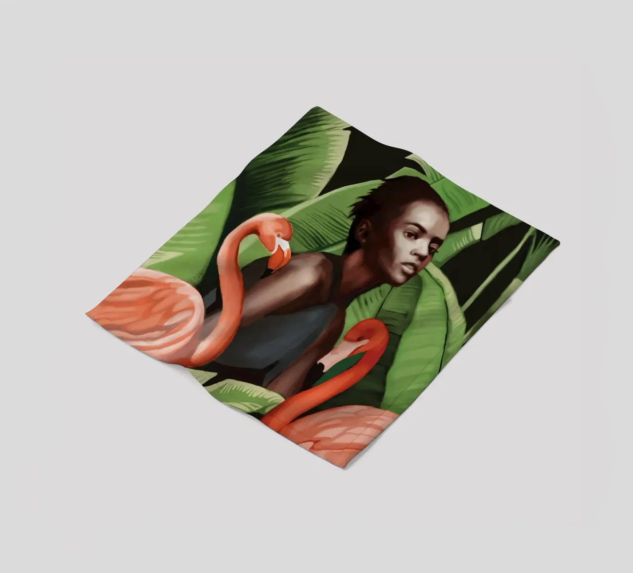 Jungle Grace coperta in pile da Nadjaa