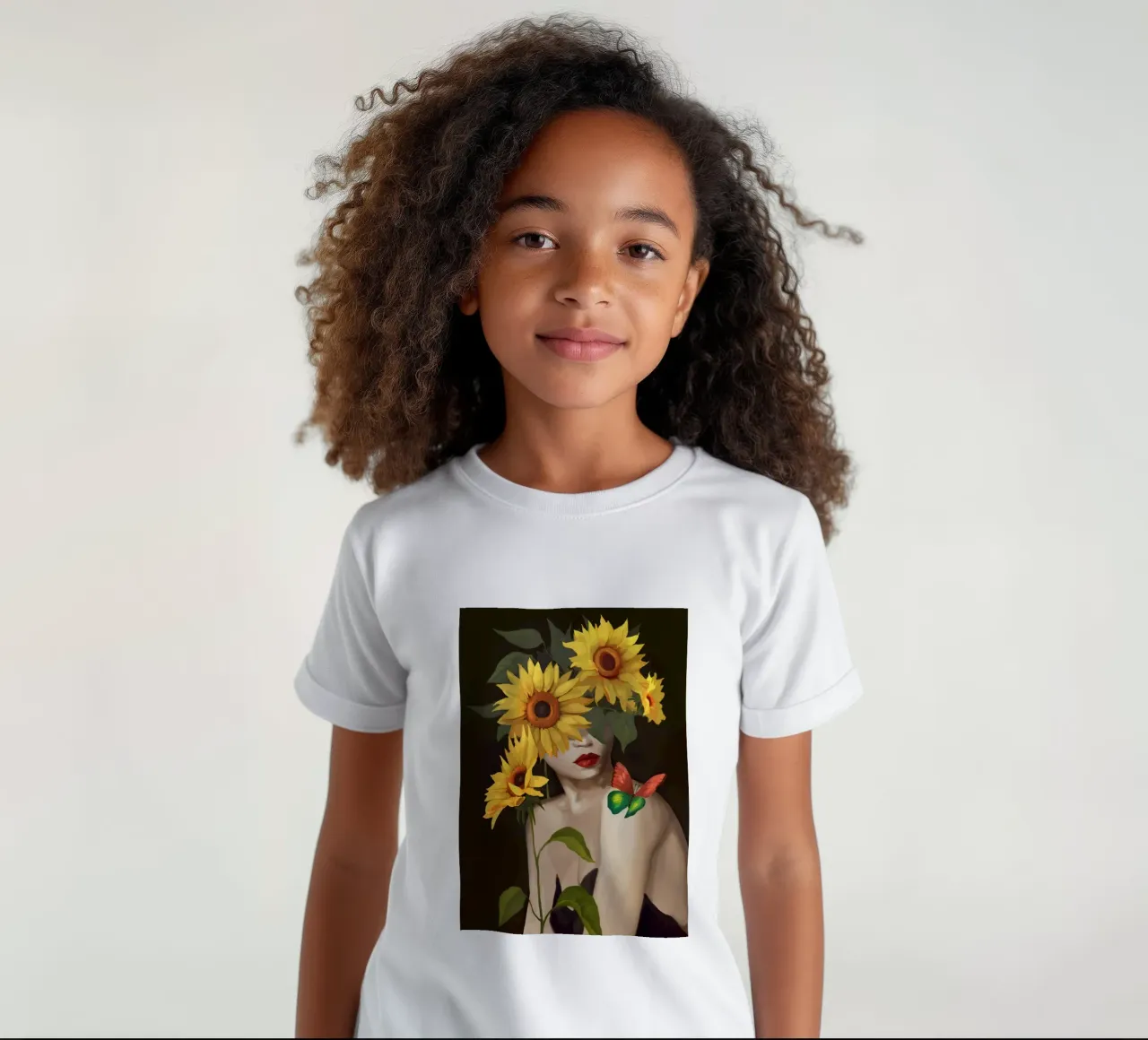 Sunny Disposition kids t-shirt by Nadjaa