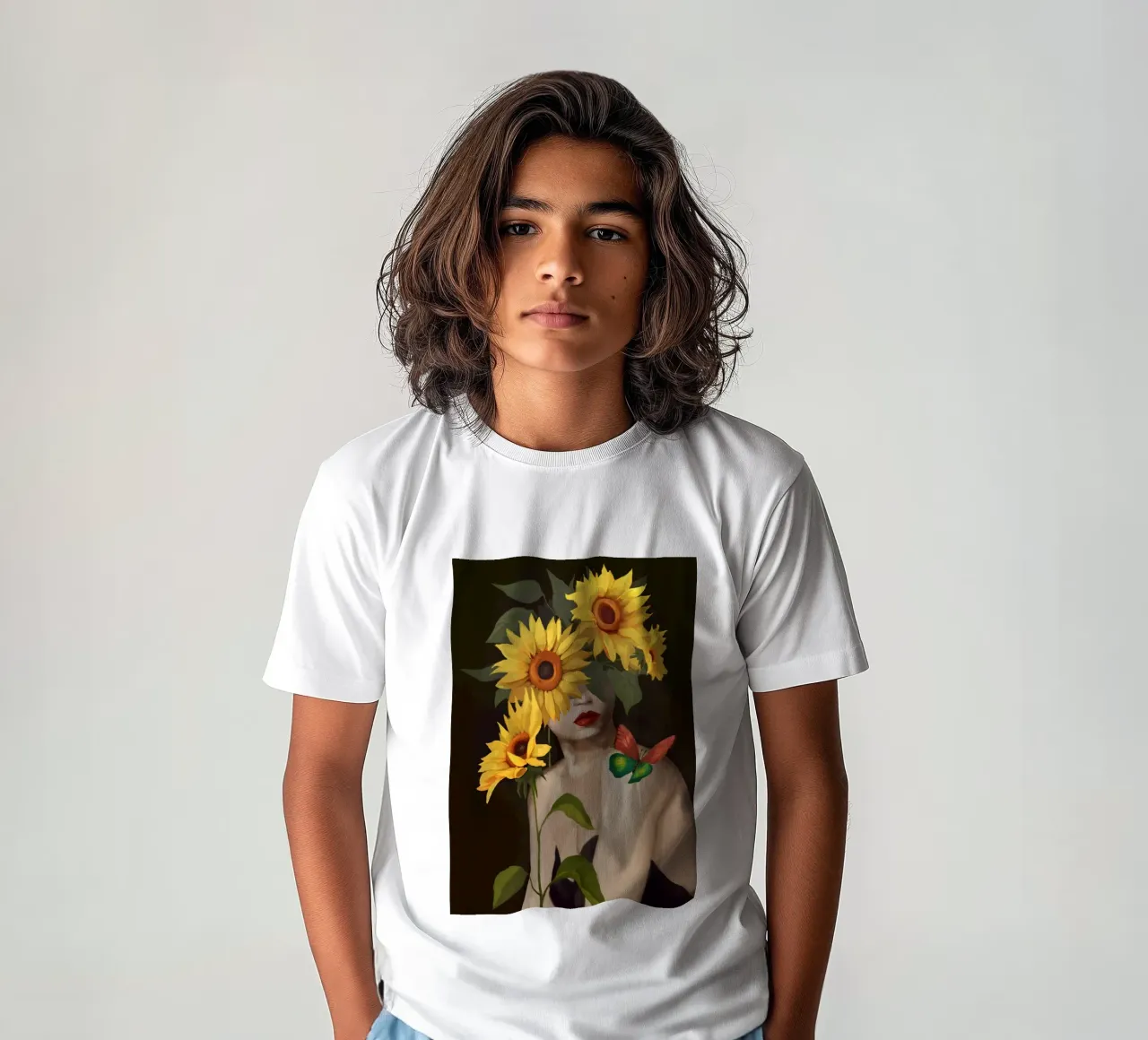 Sunny Disposition kids t-shirt by Nadjaa