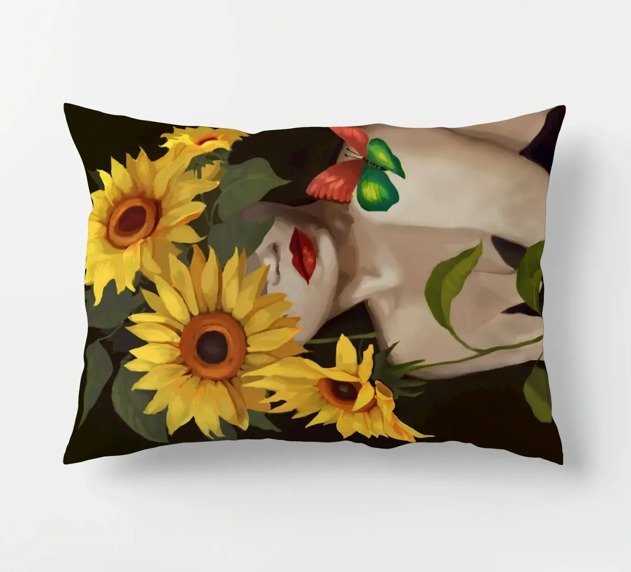 Sunny Disposition decorative cushion by Nadjaa