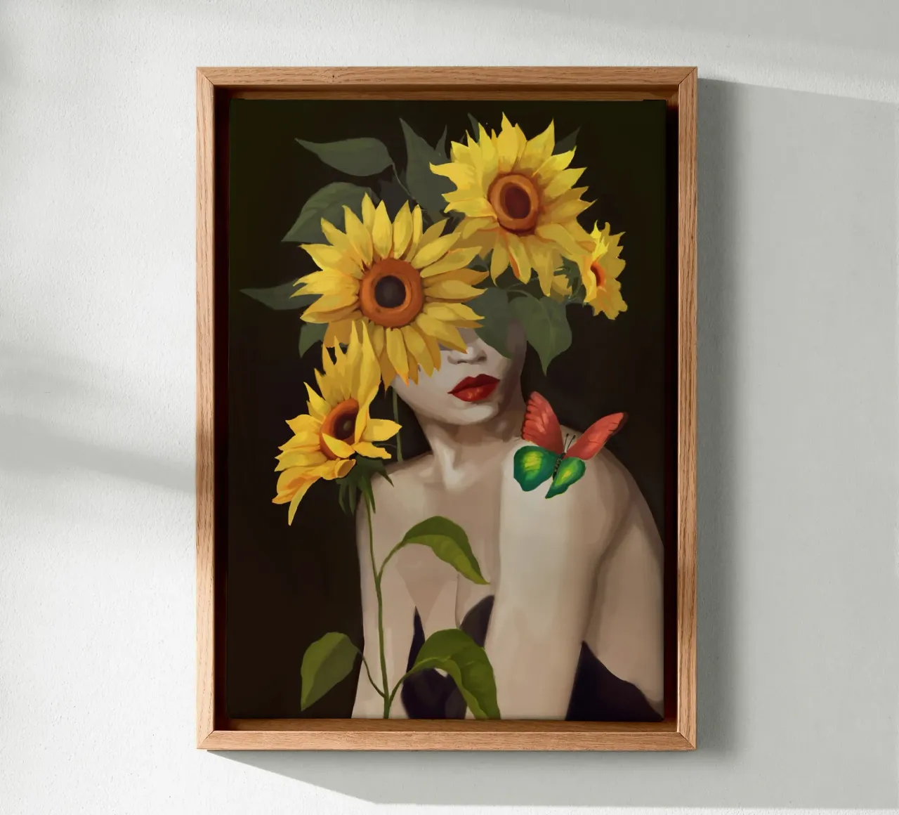 Sunny Disposition canvas by Nadjaa