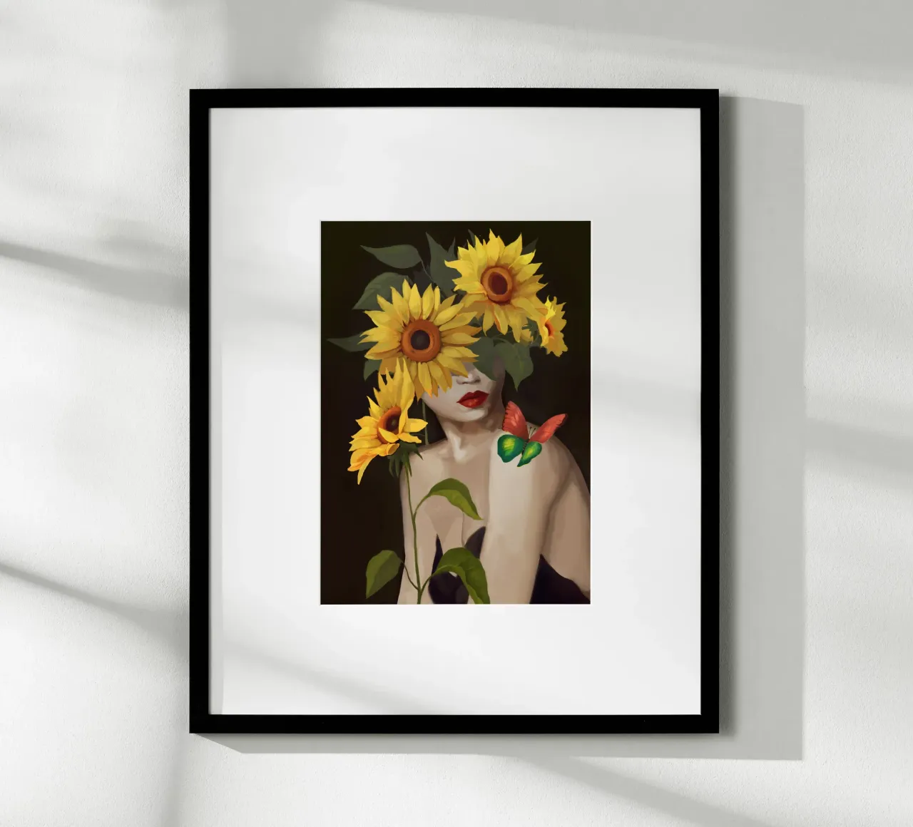 Sunny Disposition poster con telaio in plastica da Nadjaa