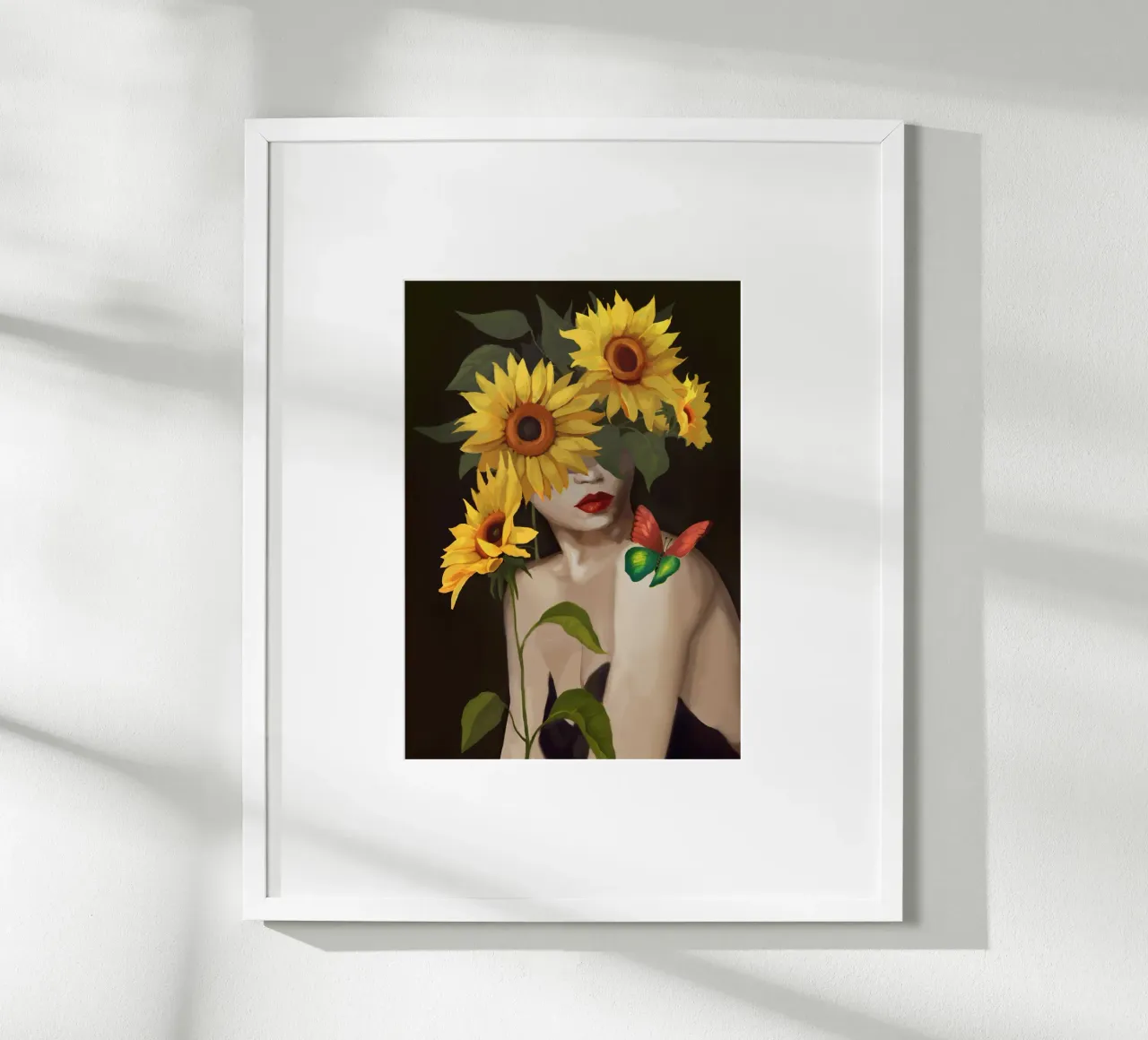 Sunny Disposition poster con telaio in plastica da Nadjaa