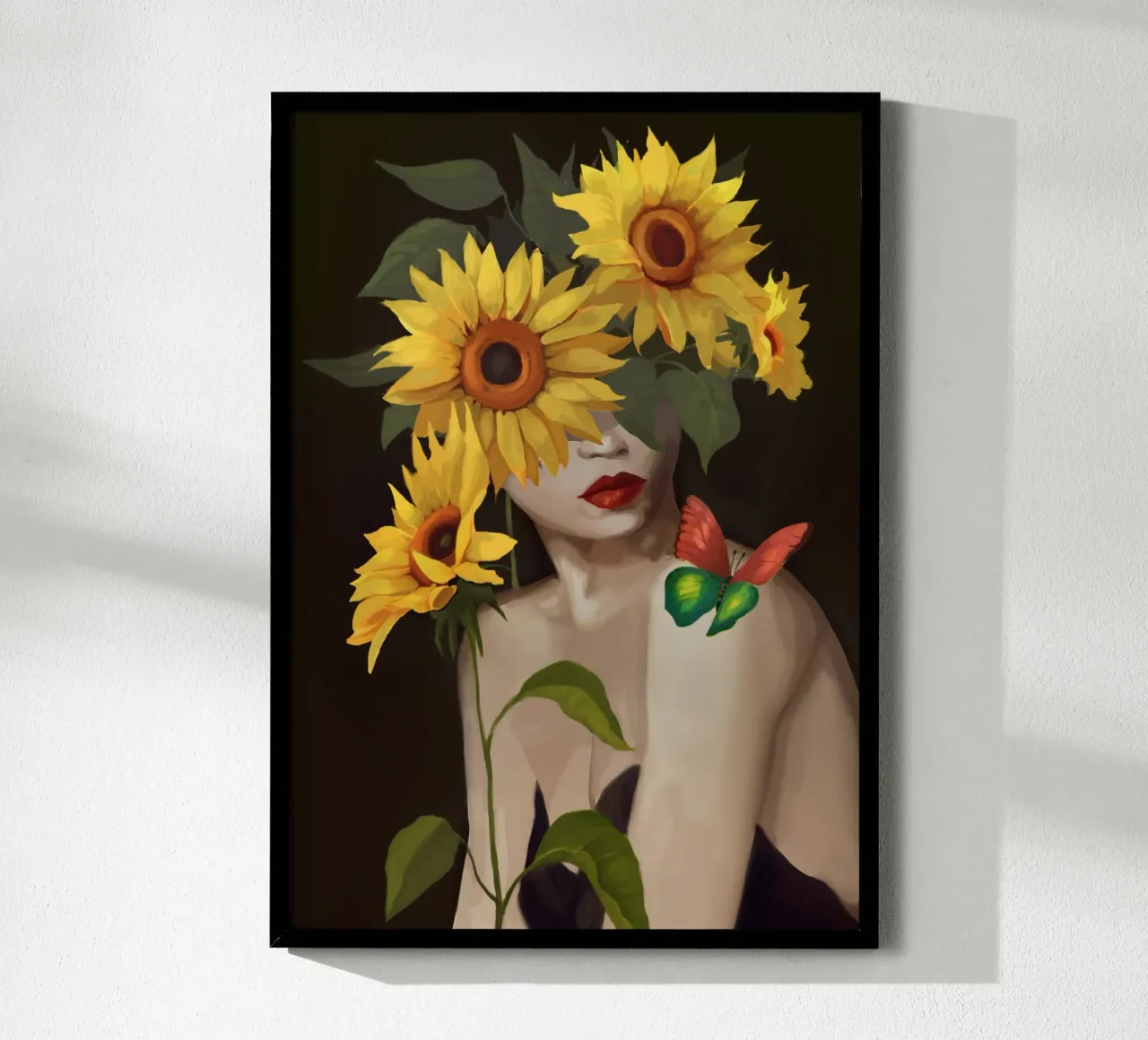 Sunny Disposition poster con telaio in plastica da Nadjaa