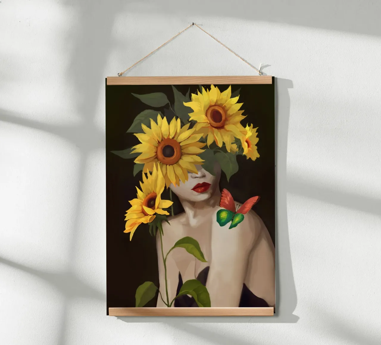 Sunny Disposition poster con telaio in plastica da Nadjaa