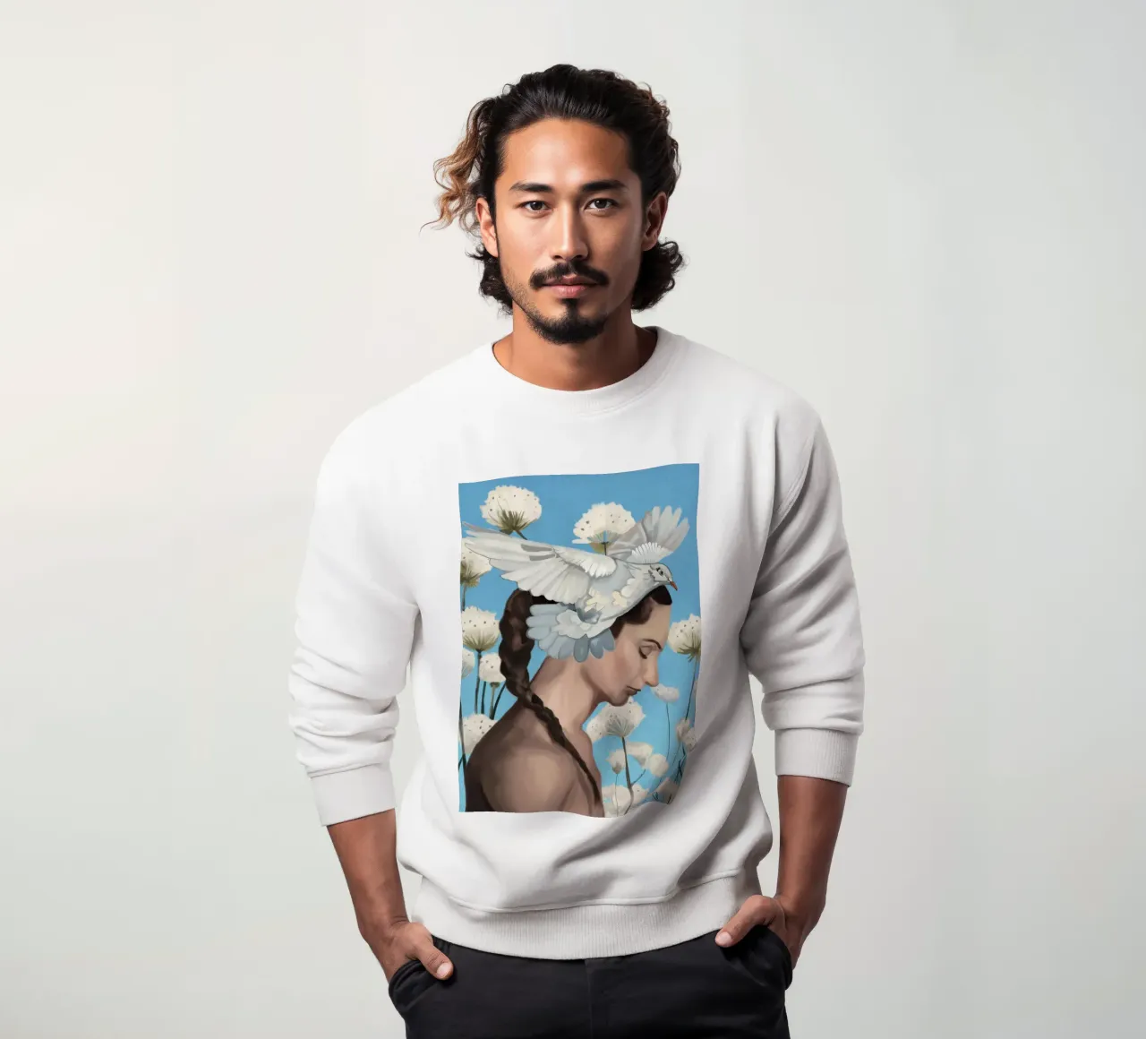 Make a wish sweatshirt by Nadjaa