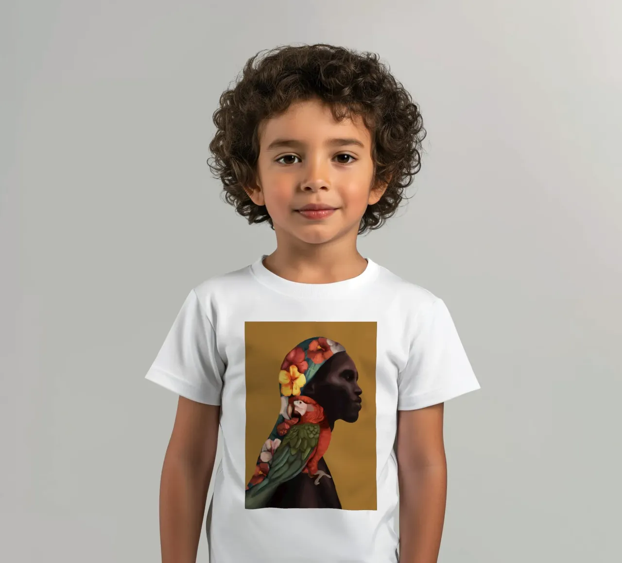 Echoes of Nature 1 kinder t-shirt van Nadjaa