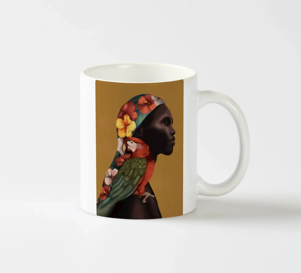 Echoes of Nature 1 ceramic mug by Nadjaa