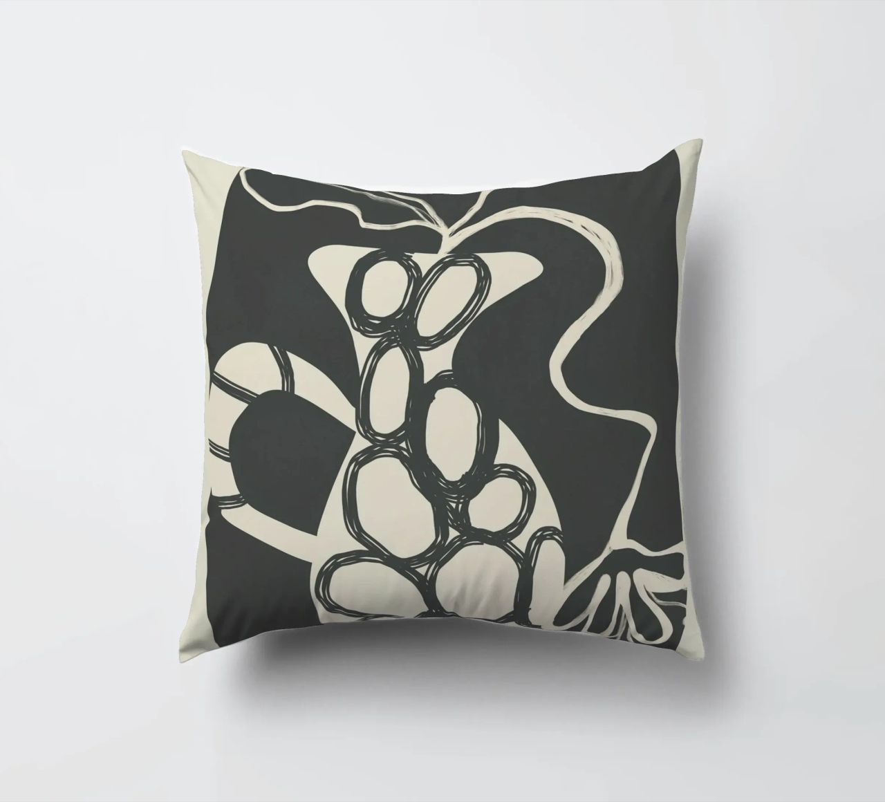 Abstract Botany 1 cuscino da Nadjaa