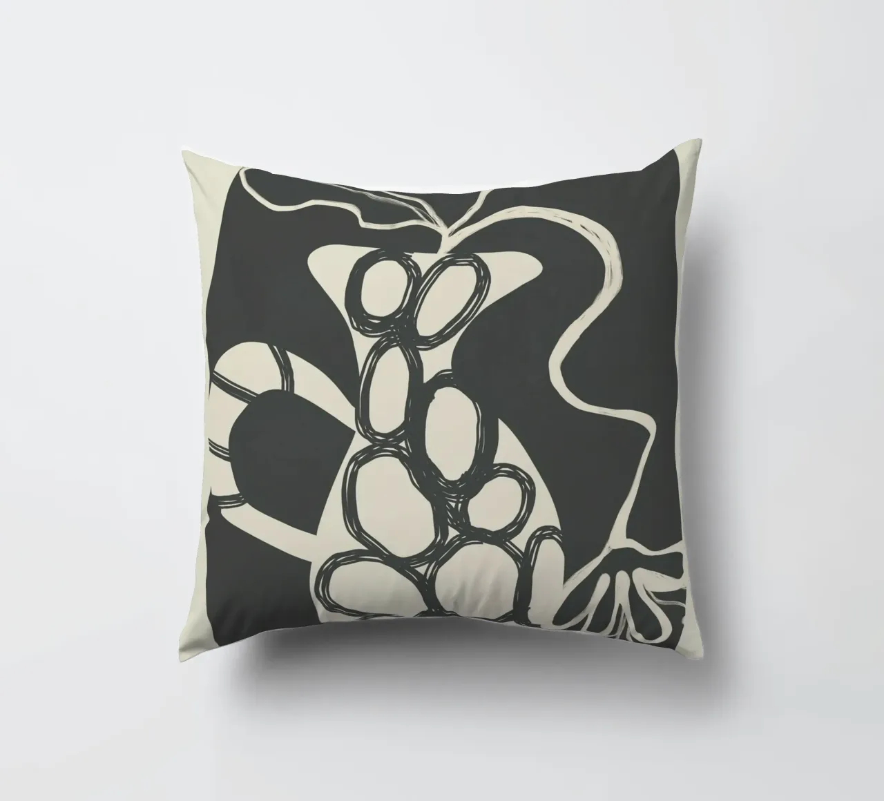 Abstract Botany 1 Kissen von Nadjaa