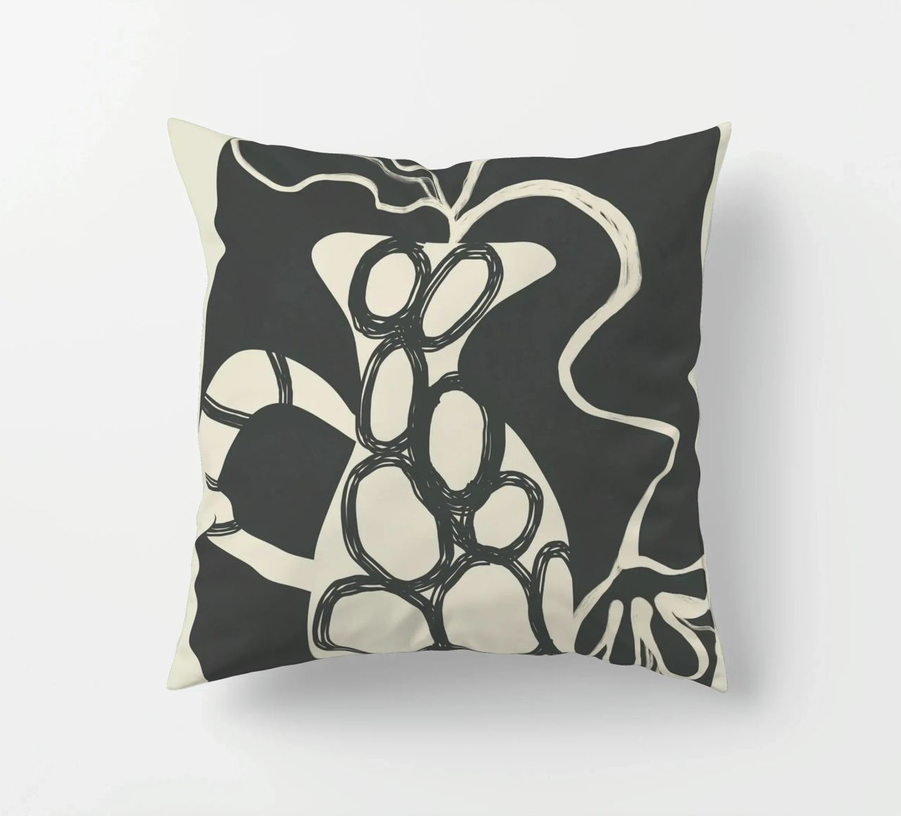 Abstract Botany 1 cuscino da Nadjaa