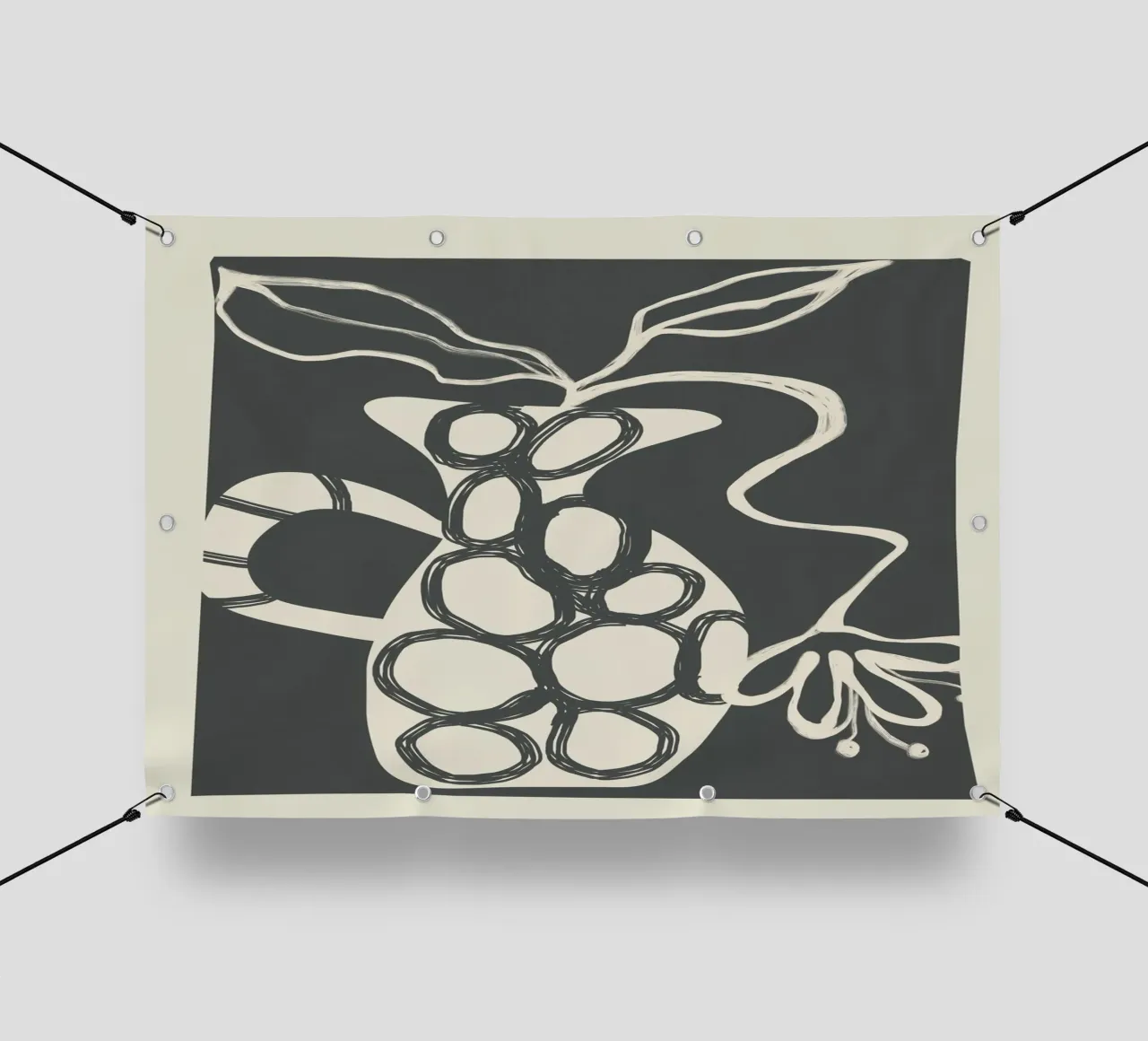 Abstract Botany 1 telo in pvc da Nadjaa