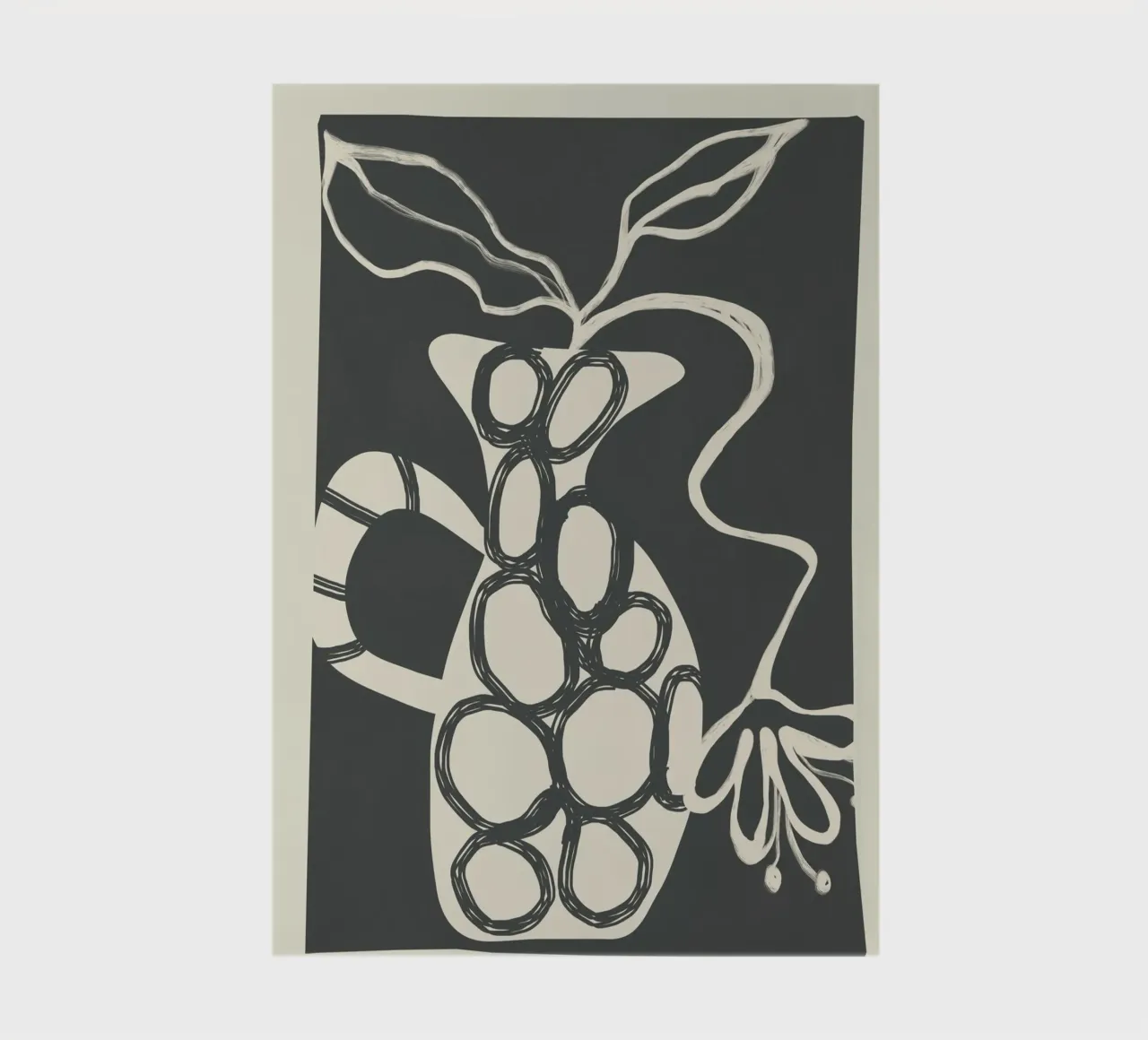 Abstract Botany 1 Notizbuch von Nadjaa