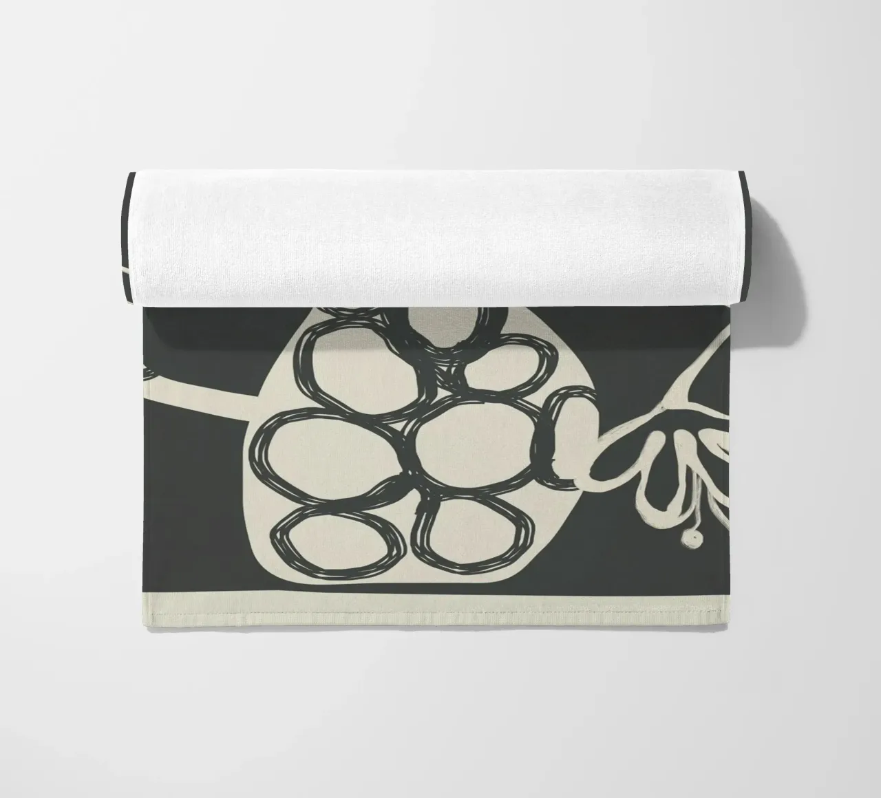 Abstract Botany 1 beach towel by Nadjaa