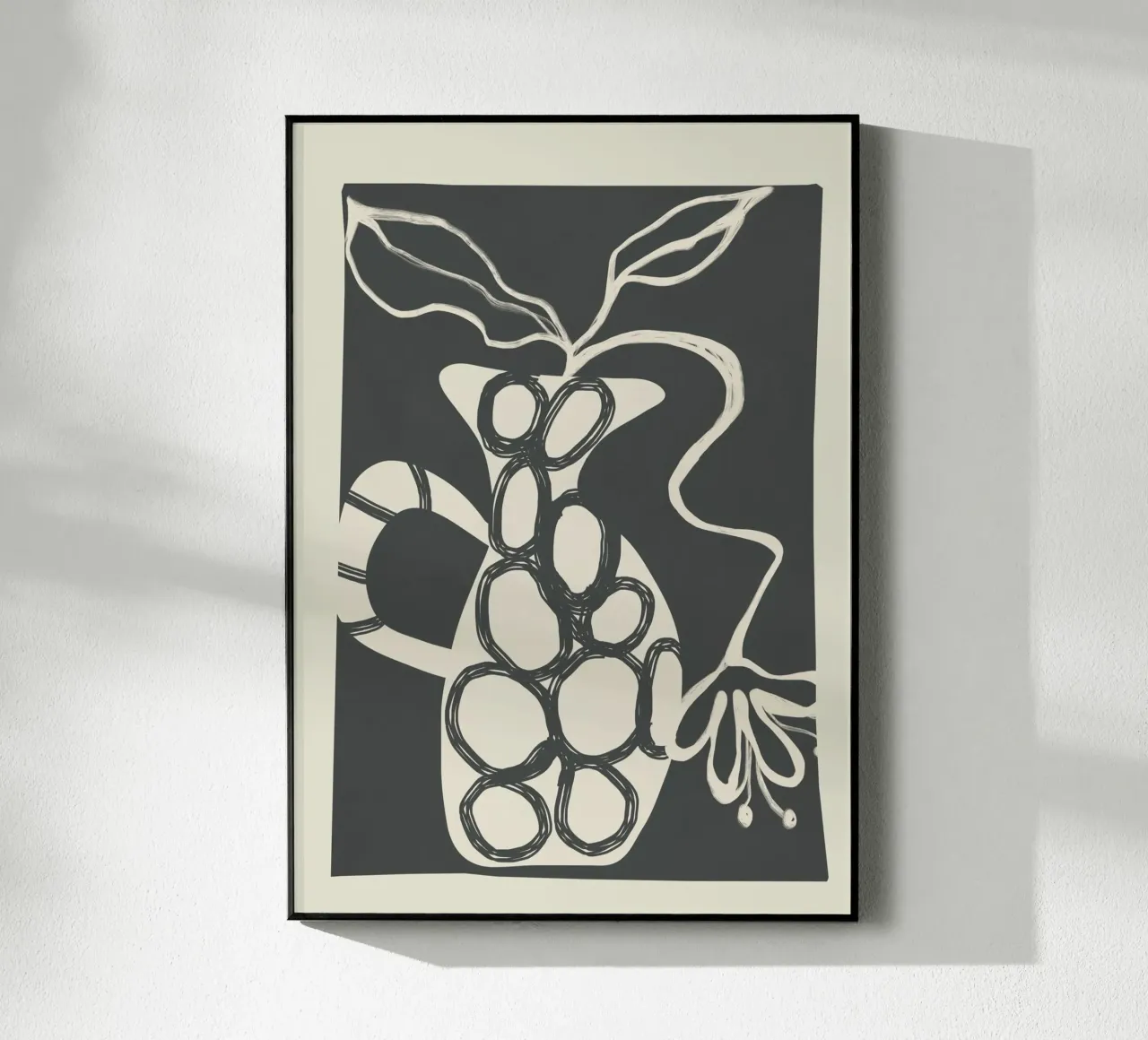 Abstract Botany 1 plexiglass con Cornice Artbox da Nadjaa