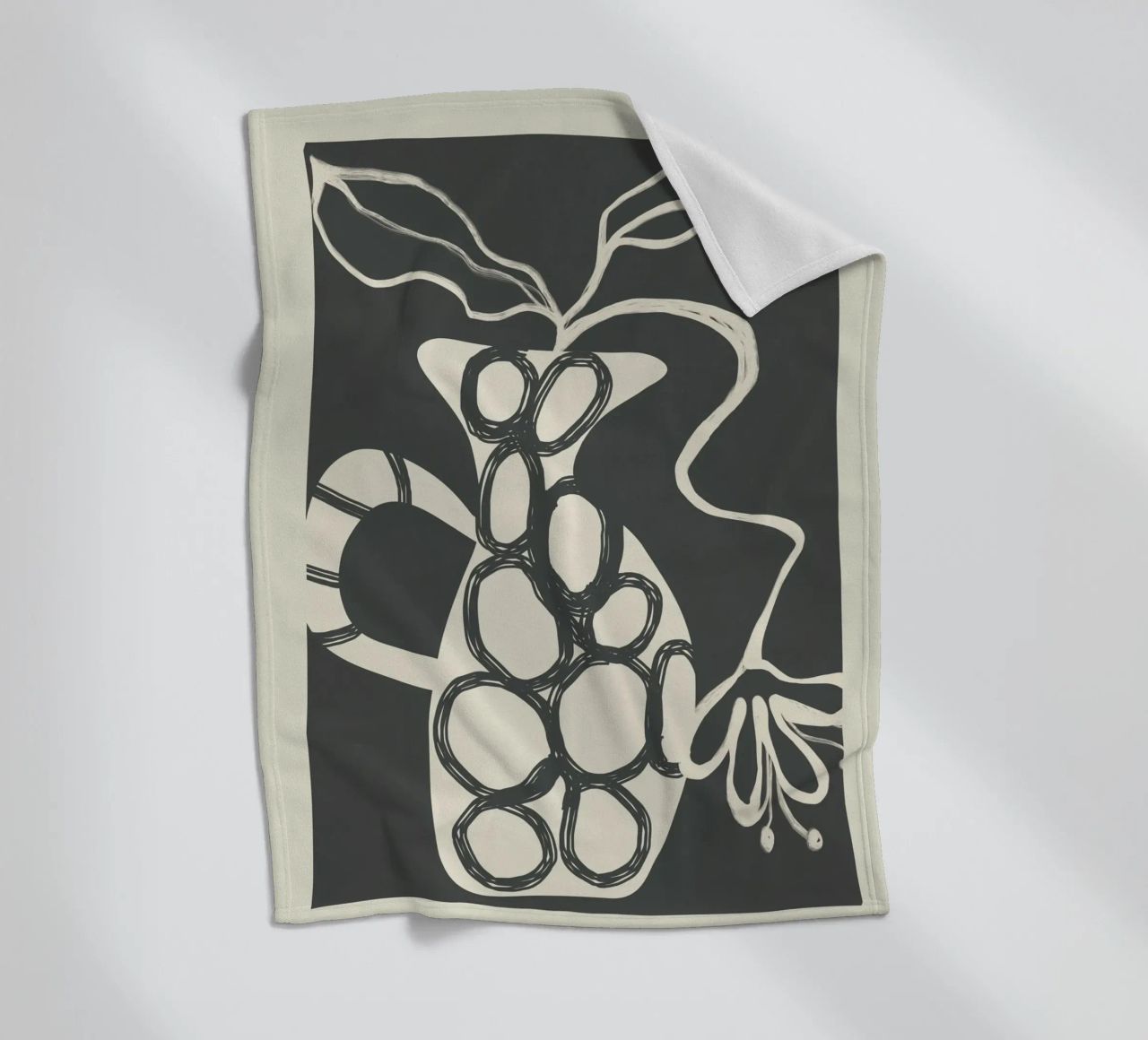 Abstract Botany 1 coperta in pile da Nadjaa