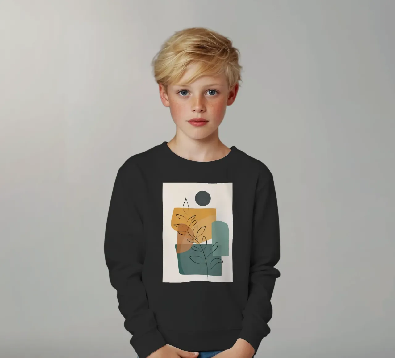 Abstract Branch 01 felpa bambino da Nadjaa