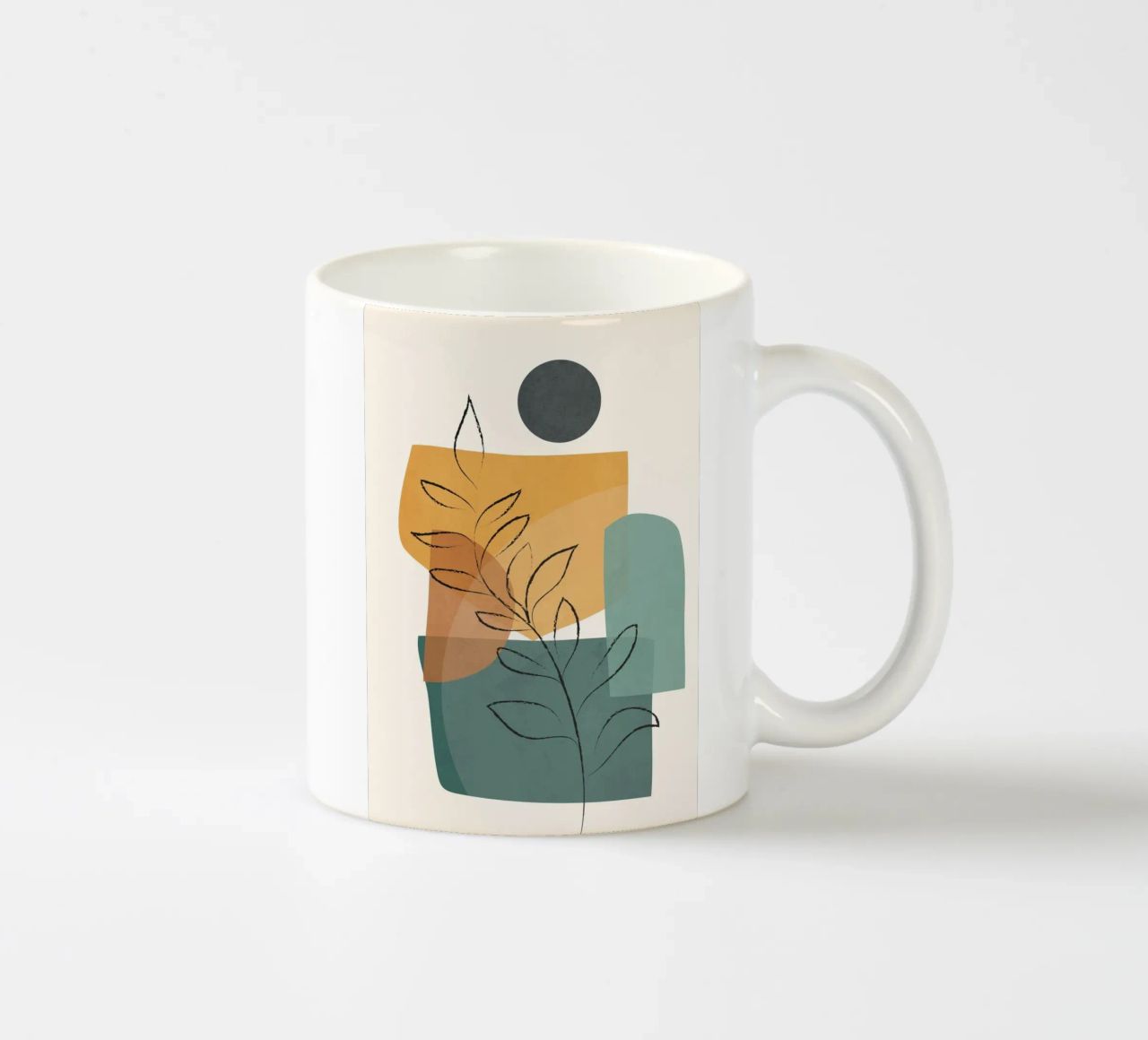 Abstract Branch 01 tazza in ceramica da Nadjaa