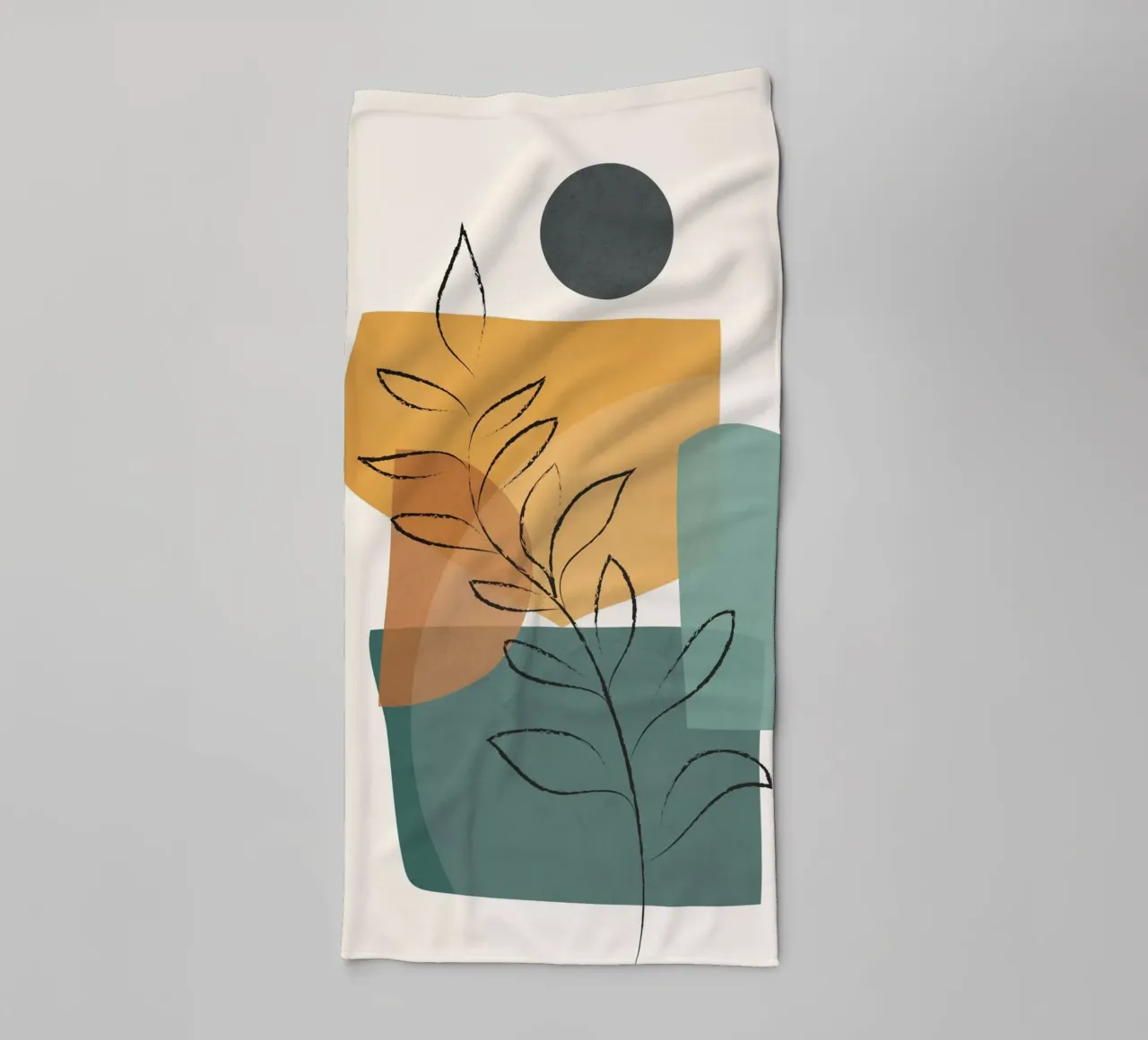 Abstract Branch 01 asciugamano da bagno da Nadjaa