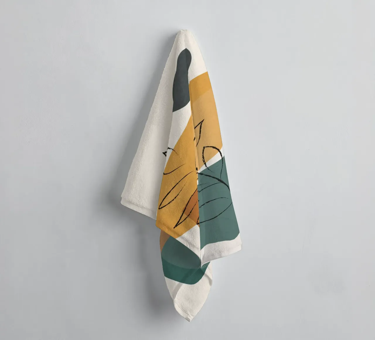 Abstract Branch 01 asciugamano da bagno da Nadjaa