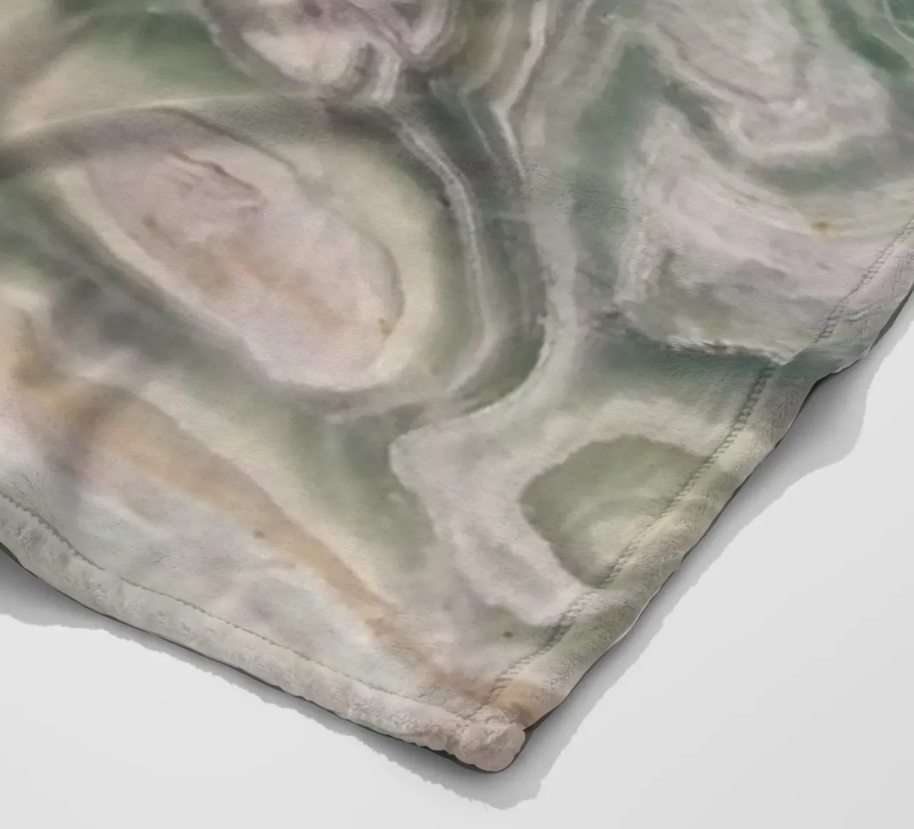 Gray and Gold Agate coperta in pile da cafelab