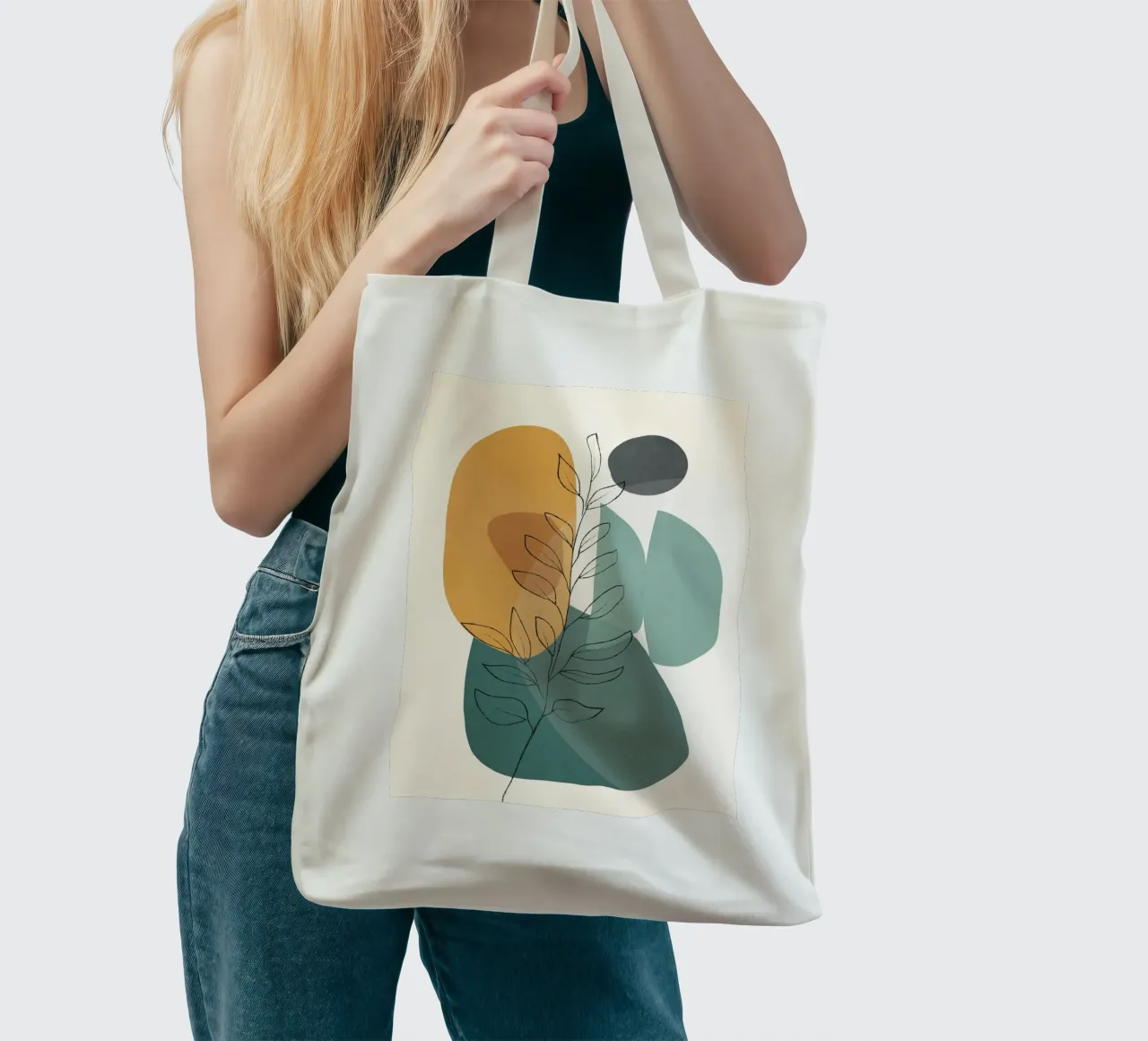 Abstract Branch 02 borsa in juta da Nadjaa