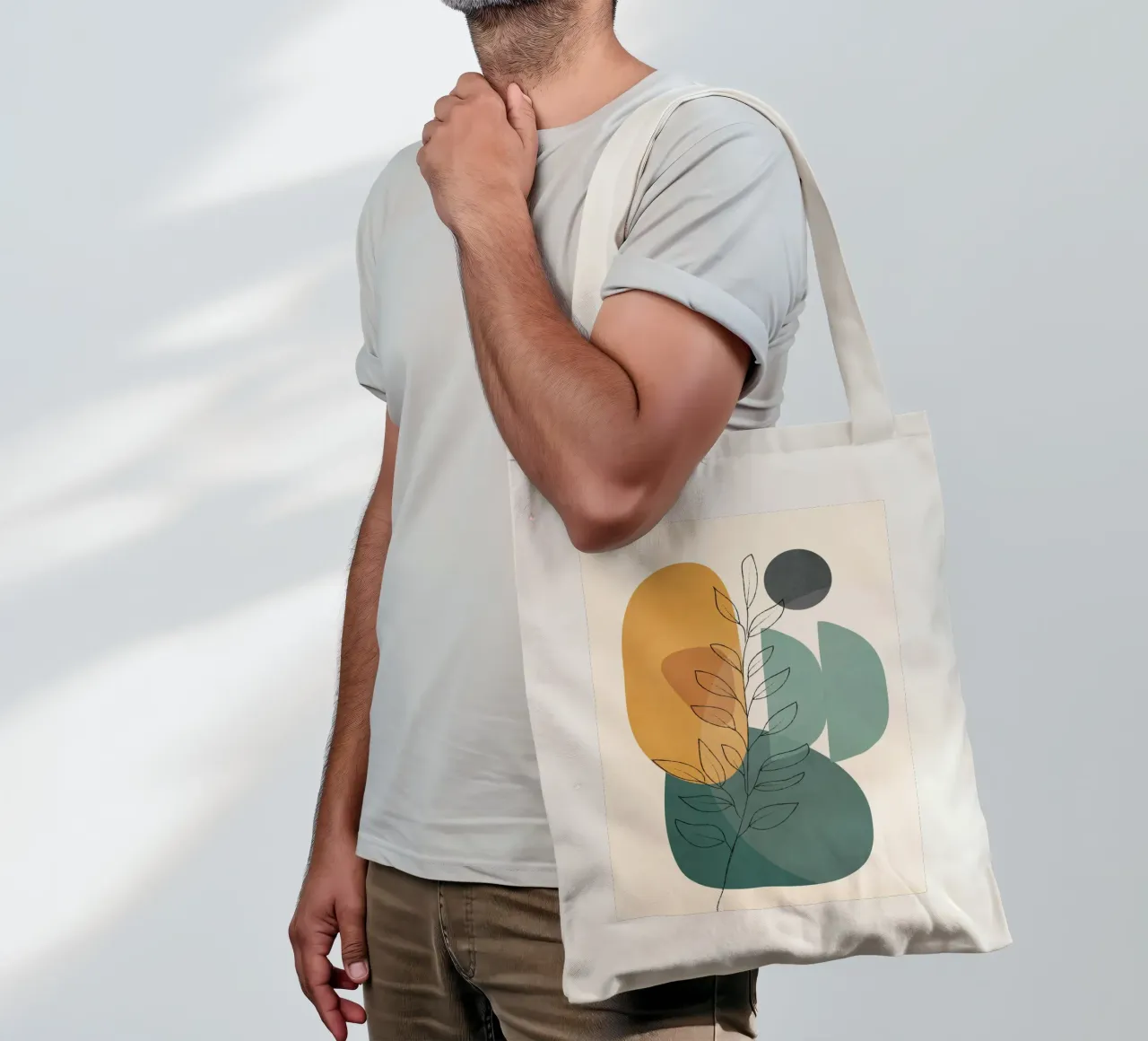 Abstract Branch 02 borsa in juta da Nadjaa