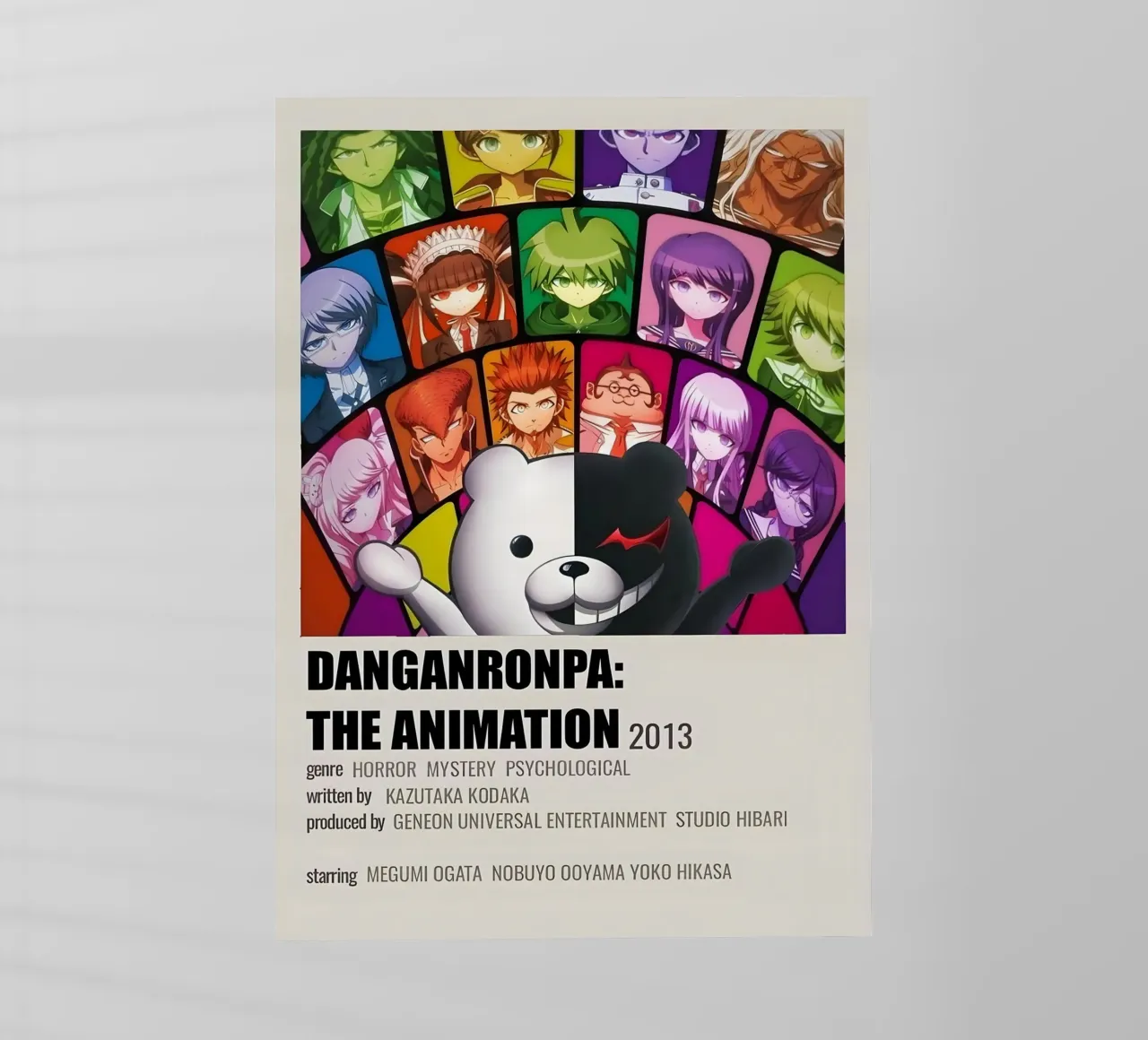 DANGANRONPA THE ANIMATION 2013 pellicola backlit da Totoya