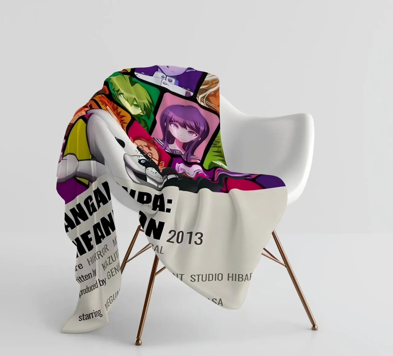 DANGANRONPA THE ANIMATION 2013 coperta in pile da Totoya
