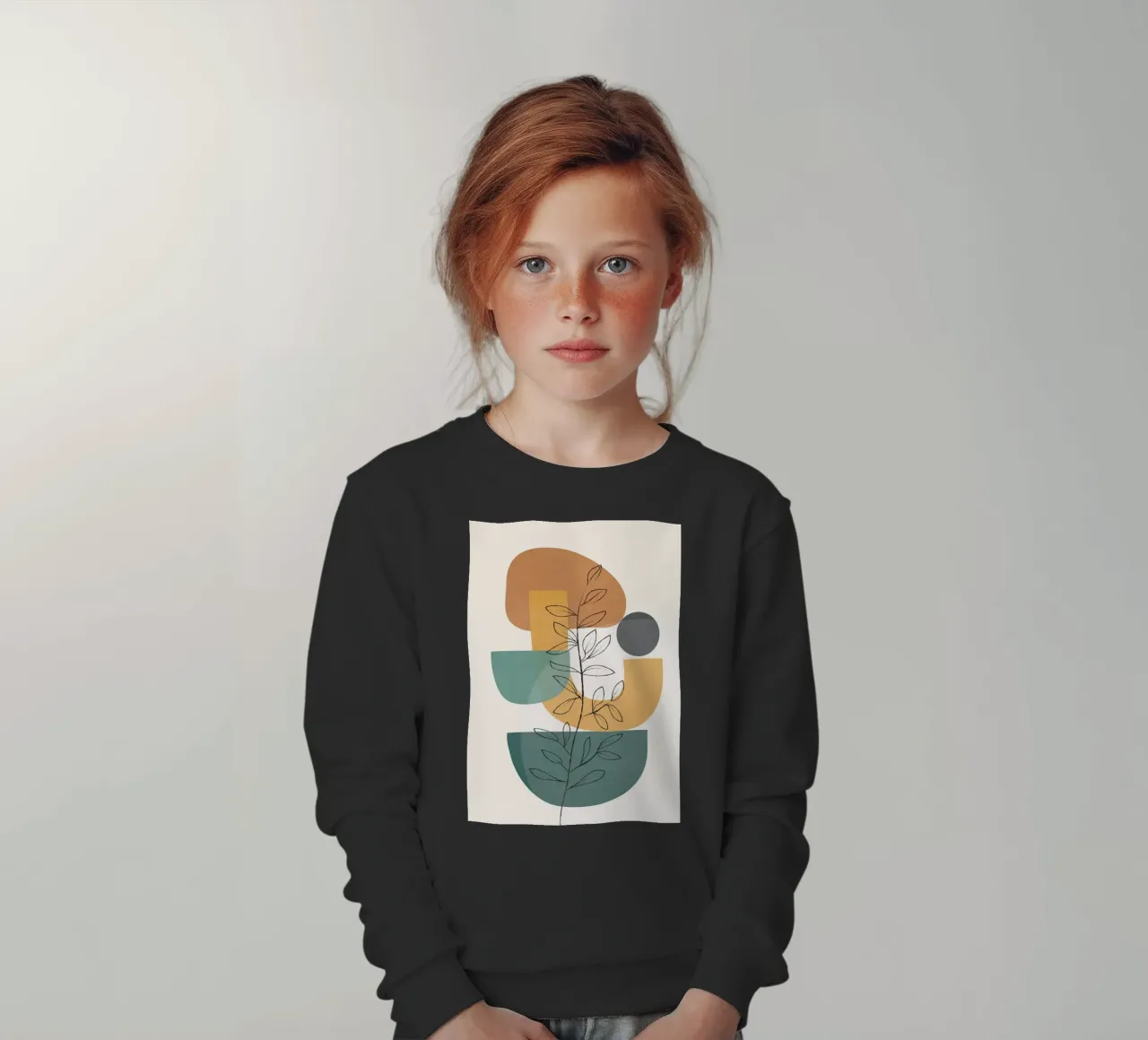 Abstract Branch 03 felpa bambino da Nadjaa