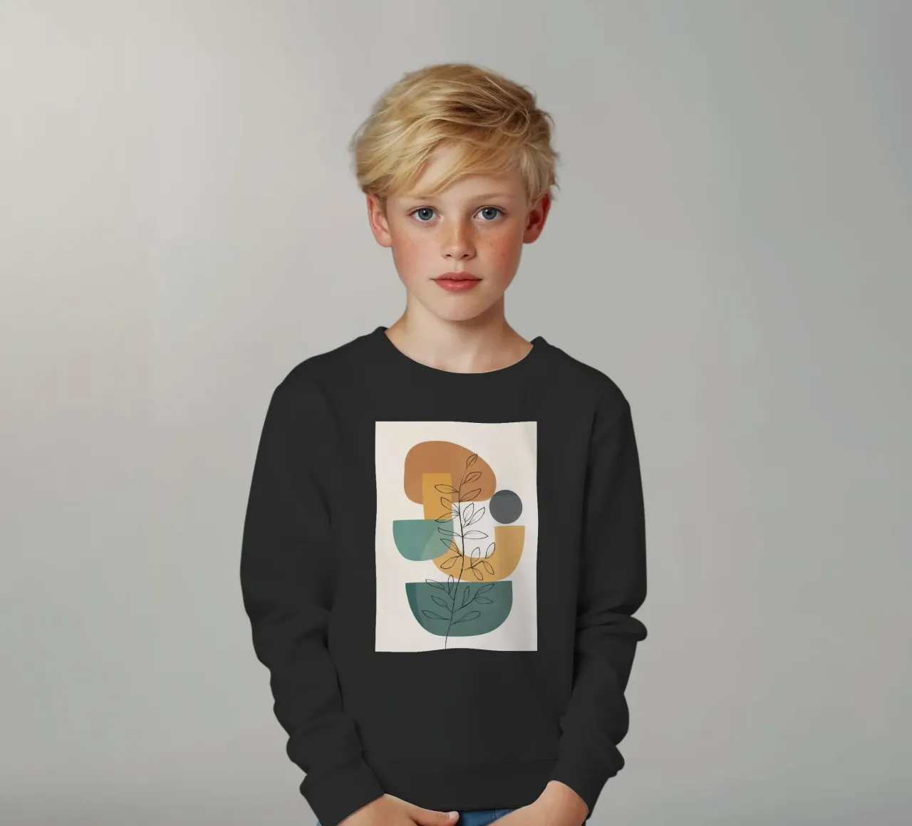 Abstract Branch 03 felpa bambino da Nadjaa