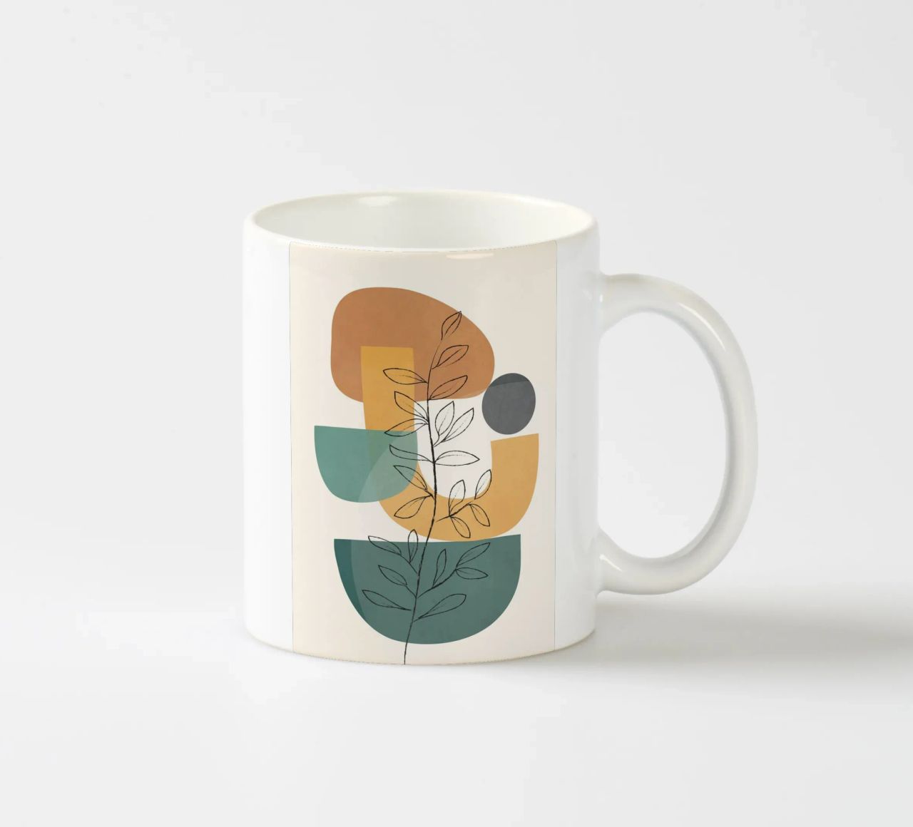 Abstract Branch 03 tazza in ceramica da Nadjaa