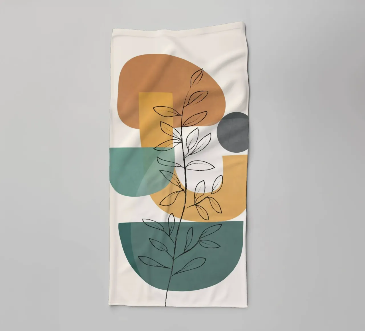 Abstract Branch 03 badhanddoek van Nadjaa