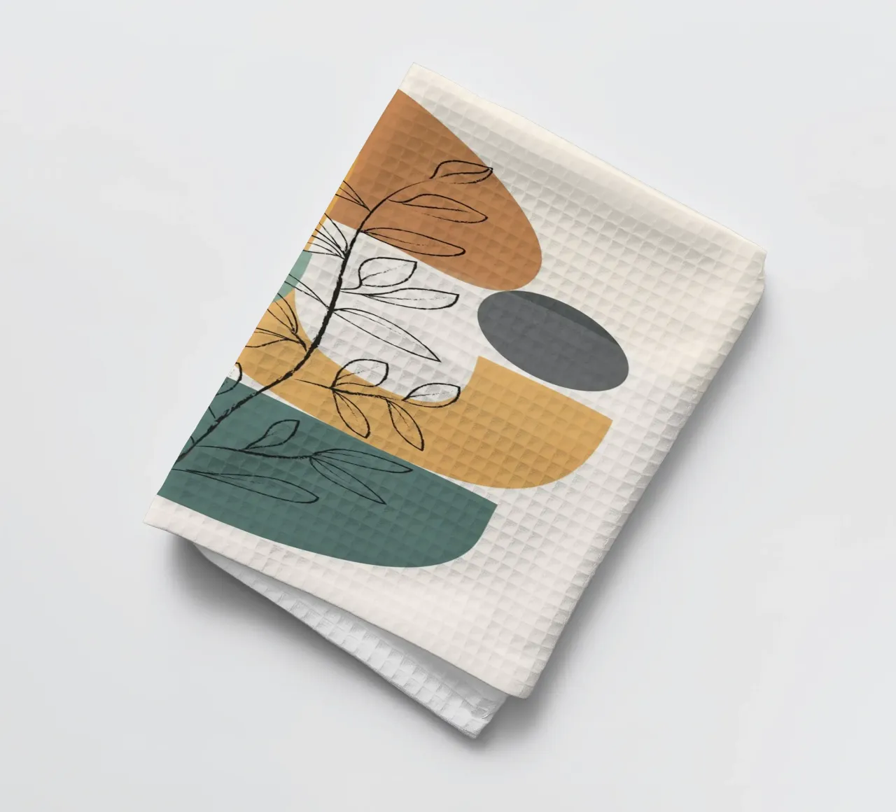 Abstract Branch 03 tea towel by Nadjaa