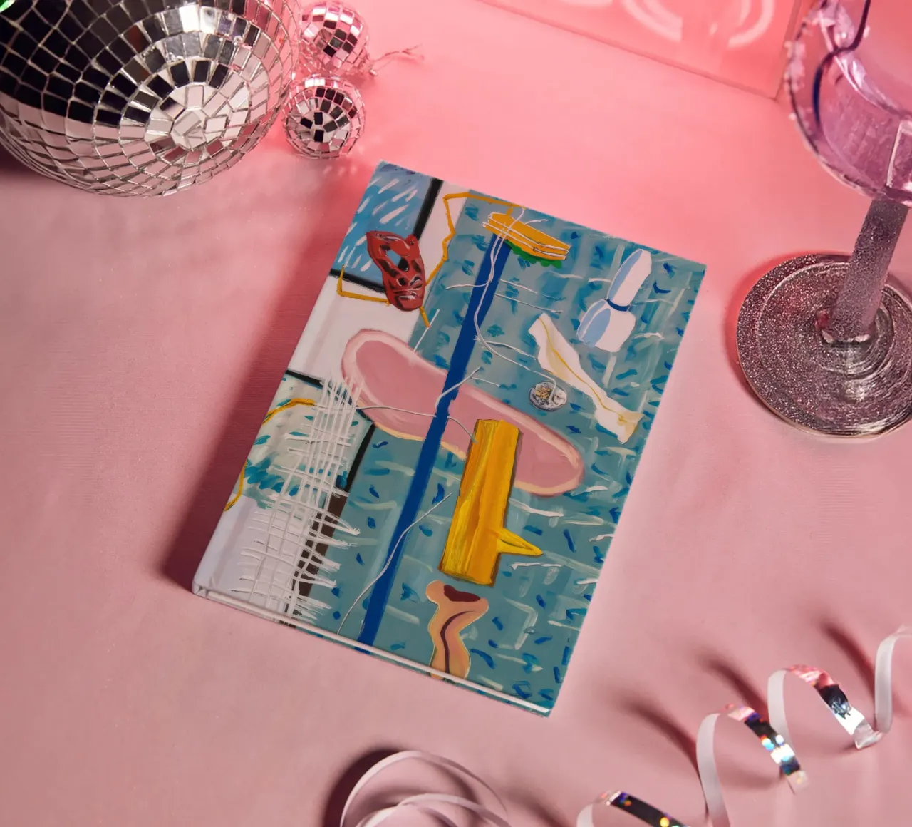 Bleu Jaune Symphonie carnet de notes de Beach Palette