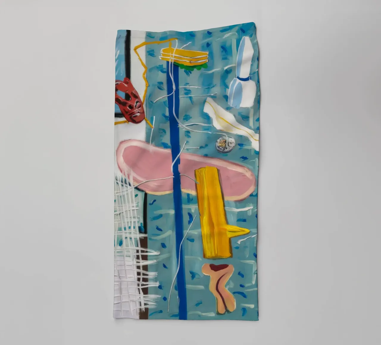 Bleu Jaune Symphonie serviette de bain de Beach Palette