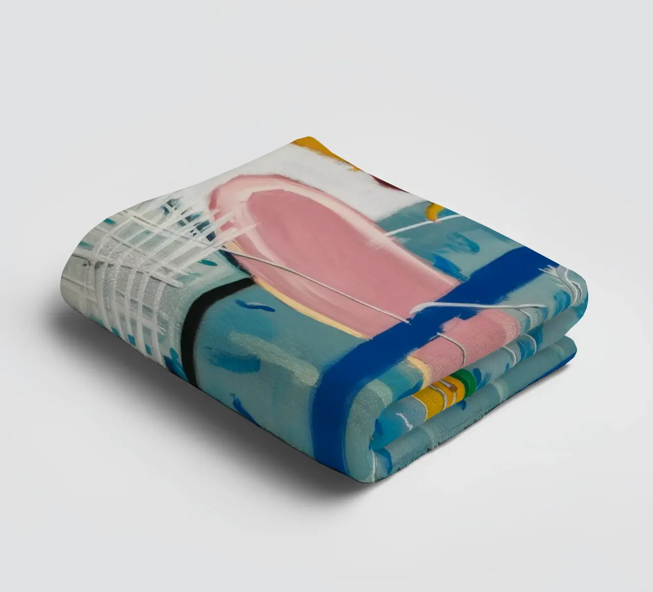 Bleu Jaune Symphonie serviette de bain de Beach Palette
