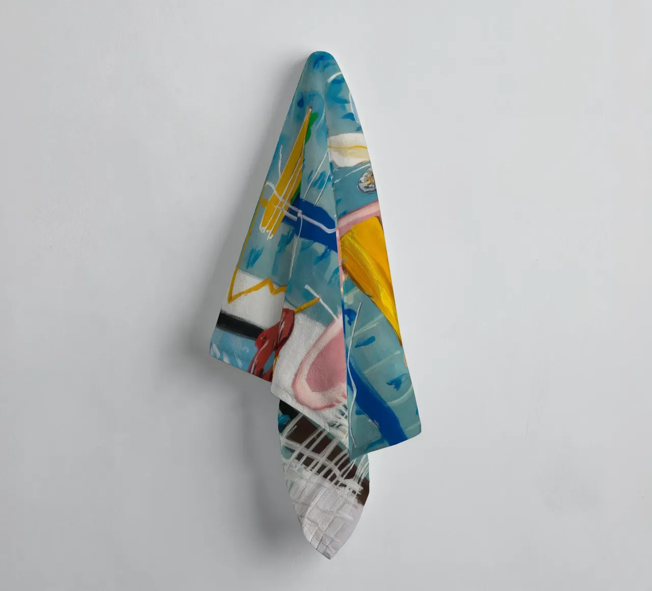 Bleu Jaune Symphonie serviette de bain de Beach Palette