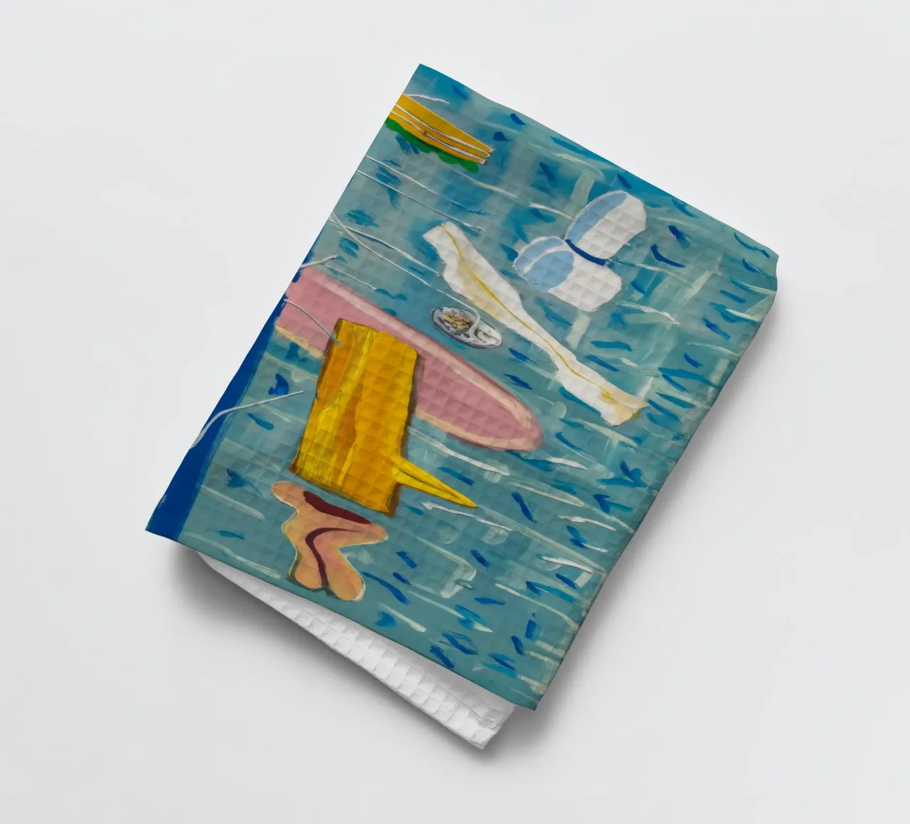 Bleu Jaune Symphonie torchon de Beach Palette