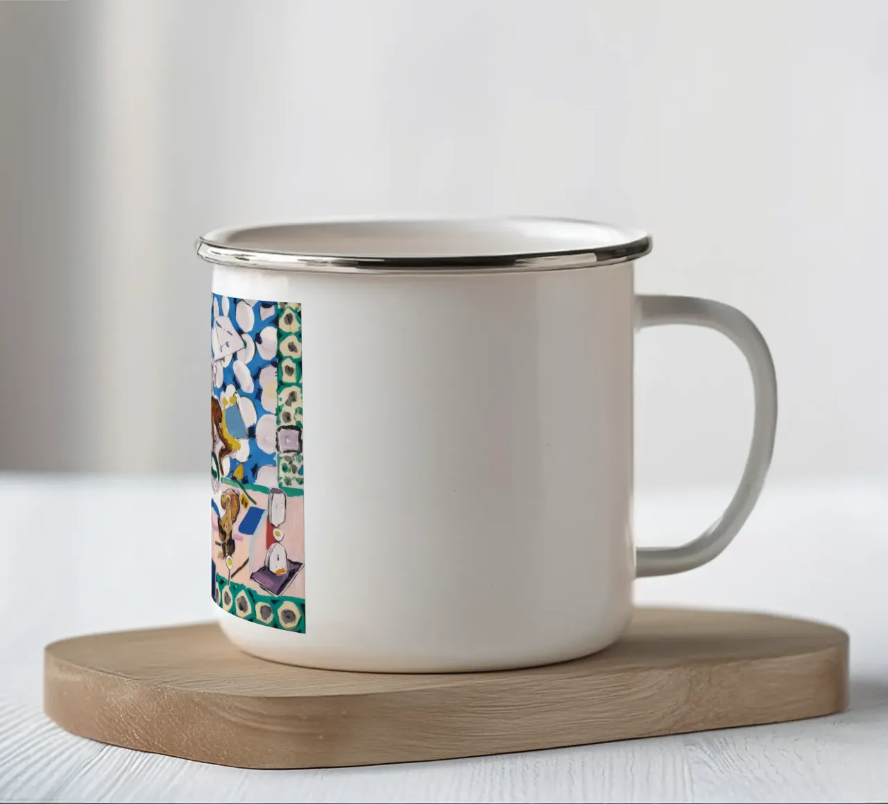 Sogno astratto tropicale tazza in smalto da Beach Palette
